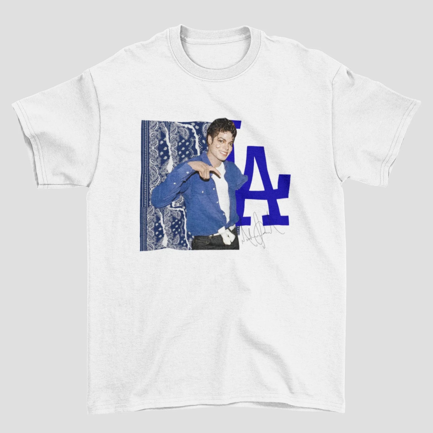 Camiseta Básica Michael Jackson Gang L.A