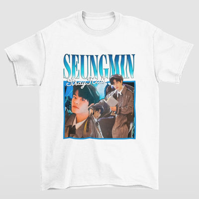 Camiseta Básica Stray Kids Seungmin Retro
