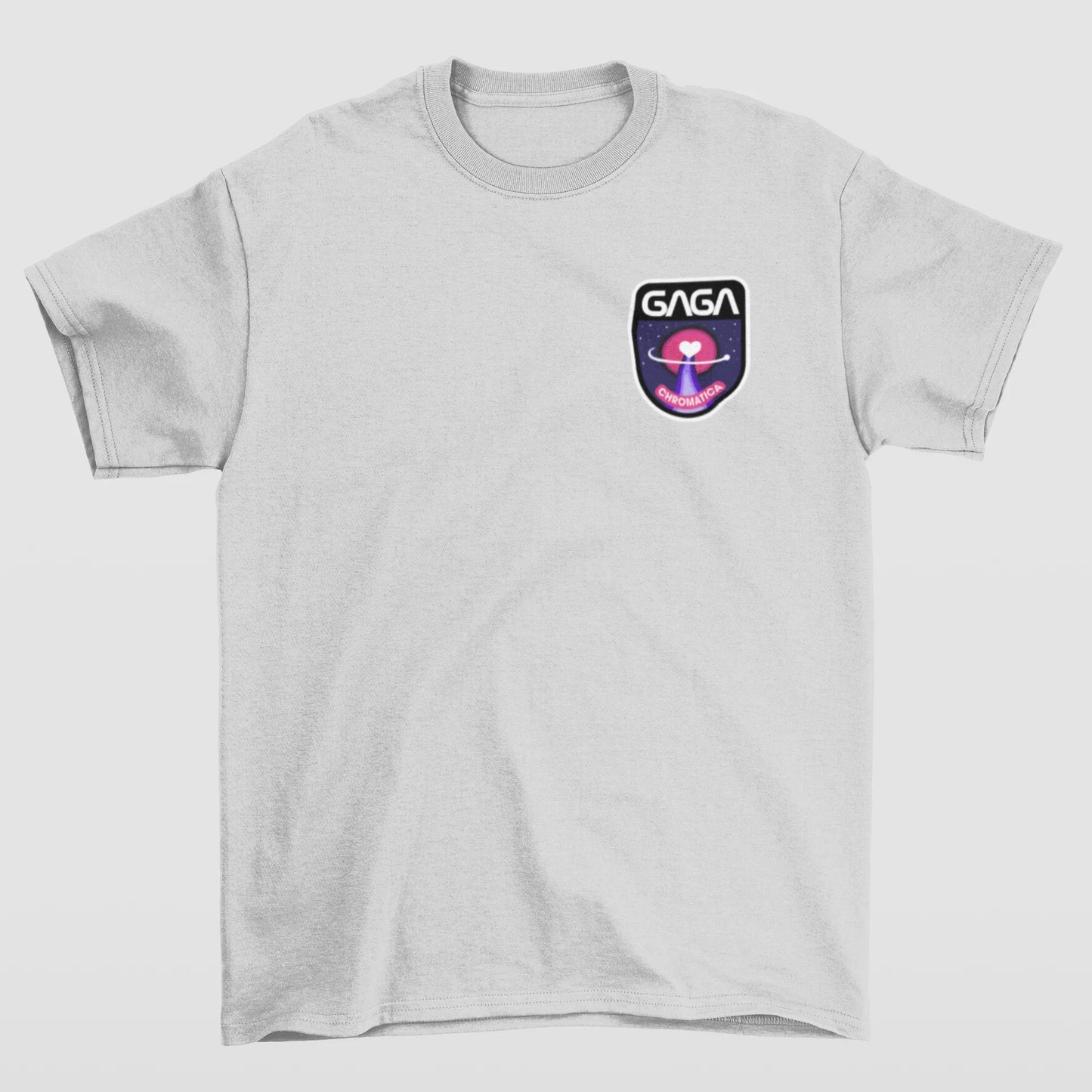 Camiseta Básica Lady Gaga Mission Patch