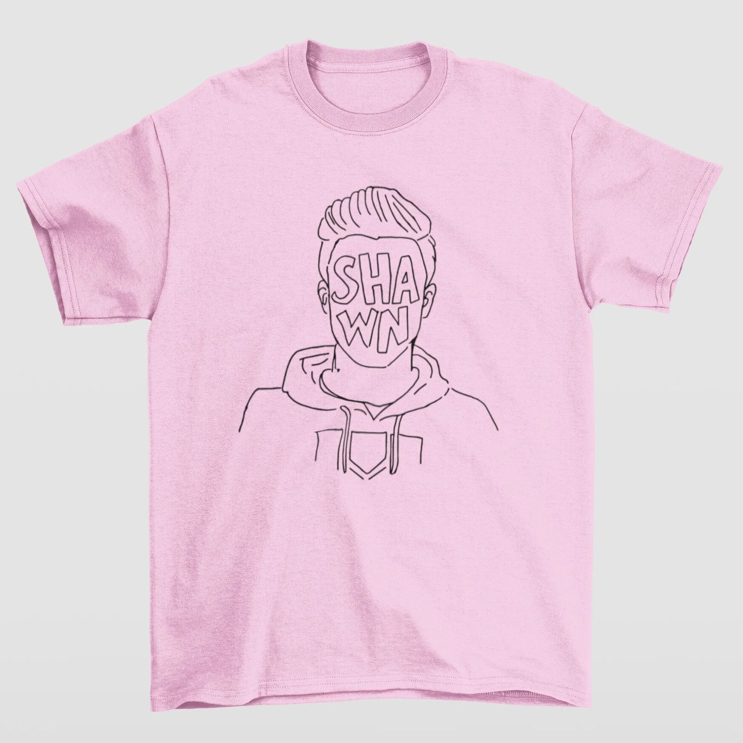 Camiseta Básica Shawn Mendes Draw