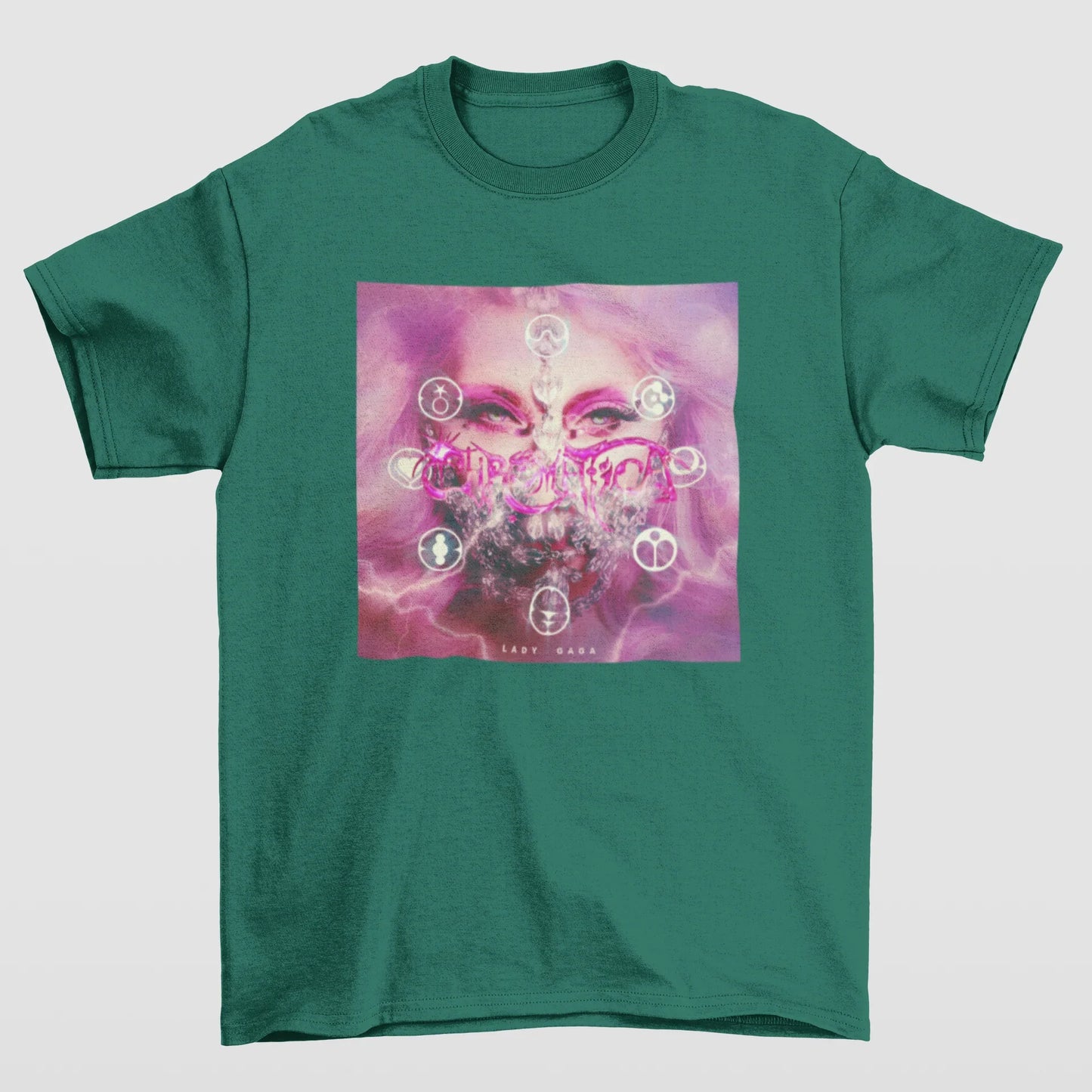 Camiseta Básica Lady Gaga Aesthetic Chromatica