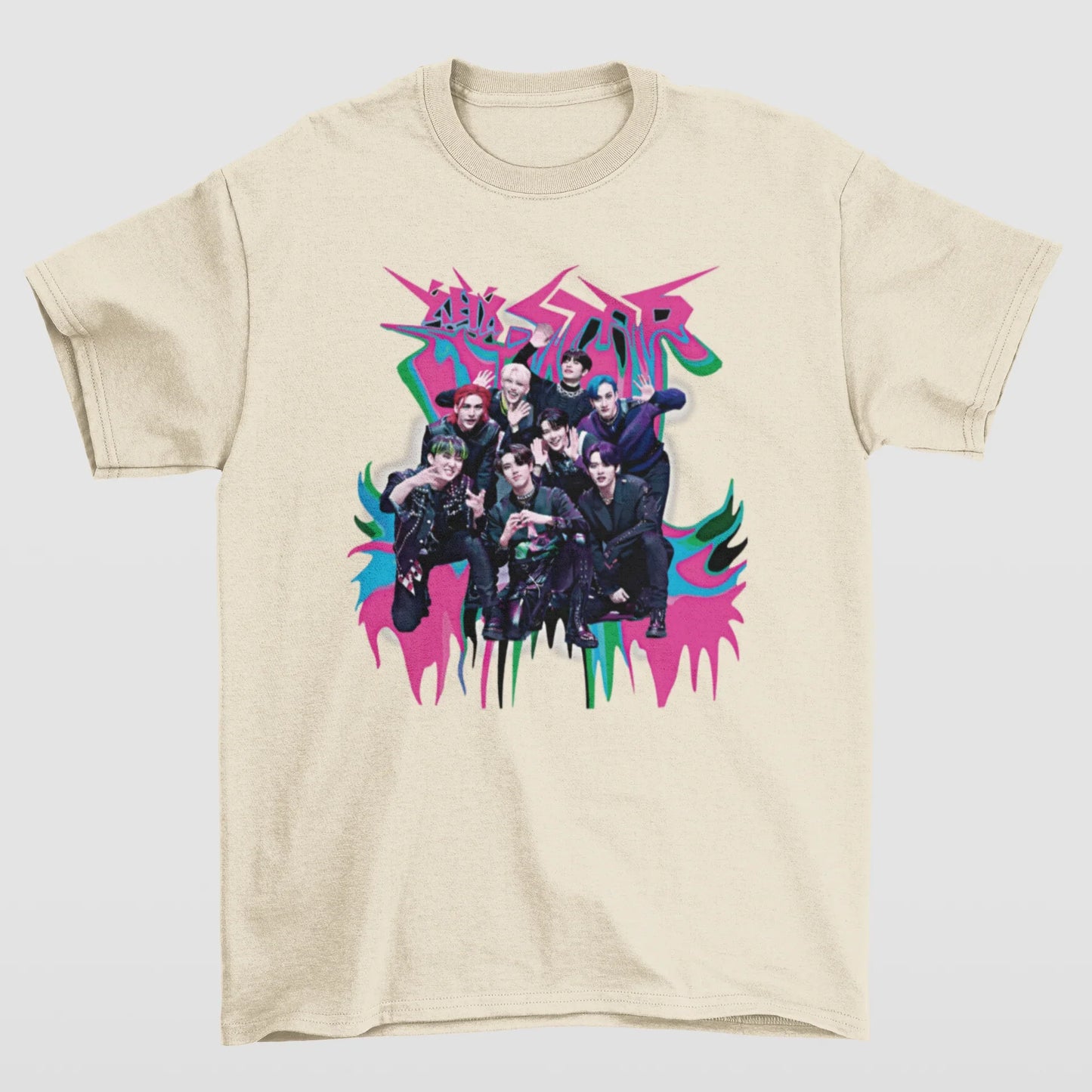 Camiseta Básica Stray Kids Rockstar Album