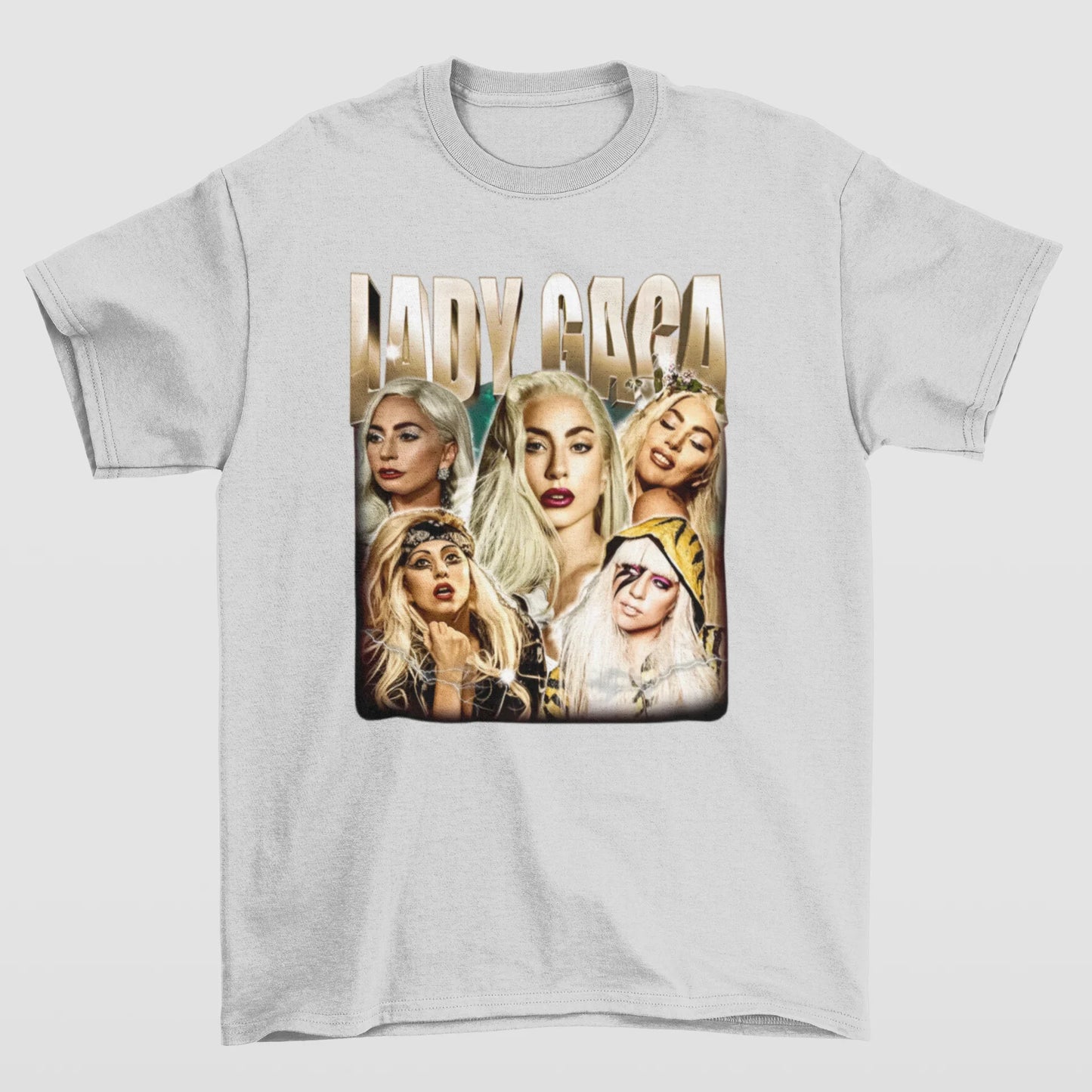Camiseta Básica Lady Gaga Graphic