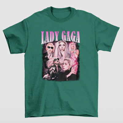 Camiseta Básica Lady Gaga Cantora