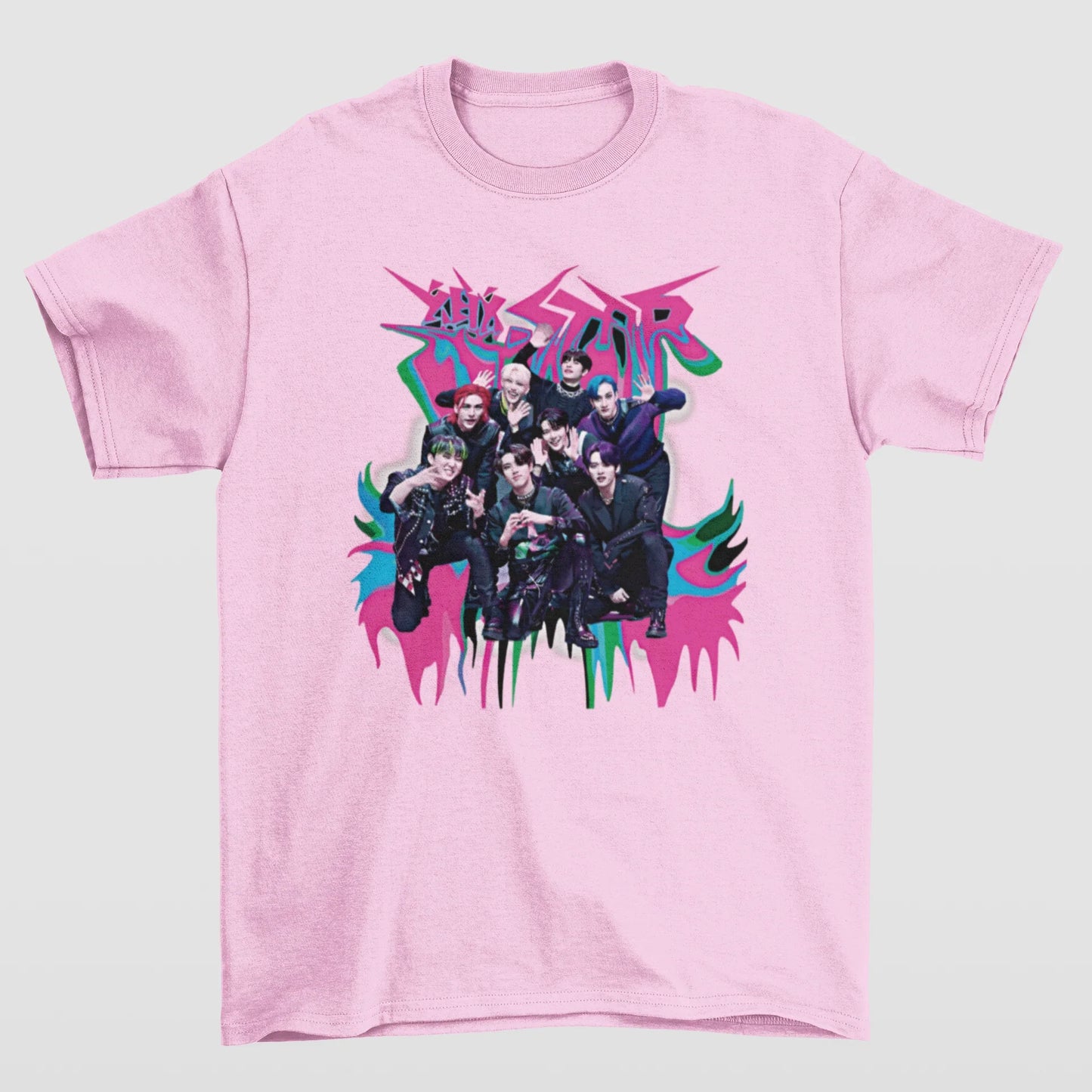 Camiseta Básica Stray Kids Rockstar Album