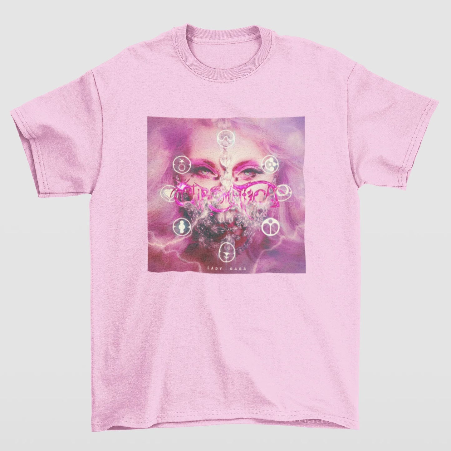 Camiseta Básica Lady Gaga Aesthetic Chromatica