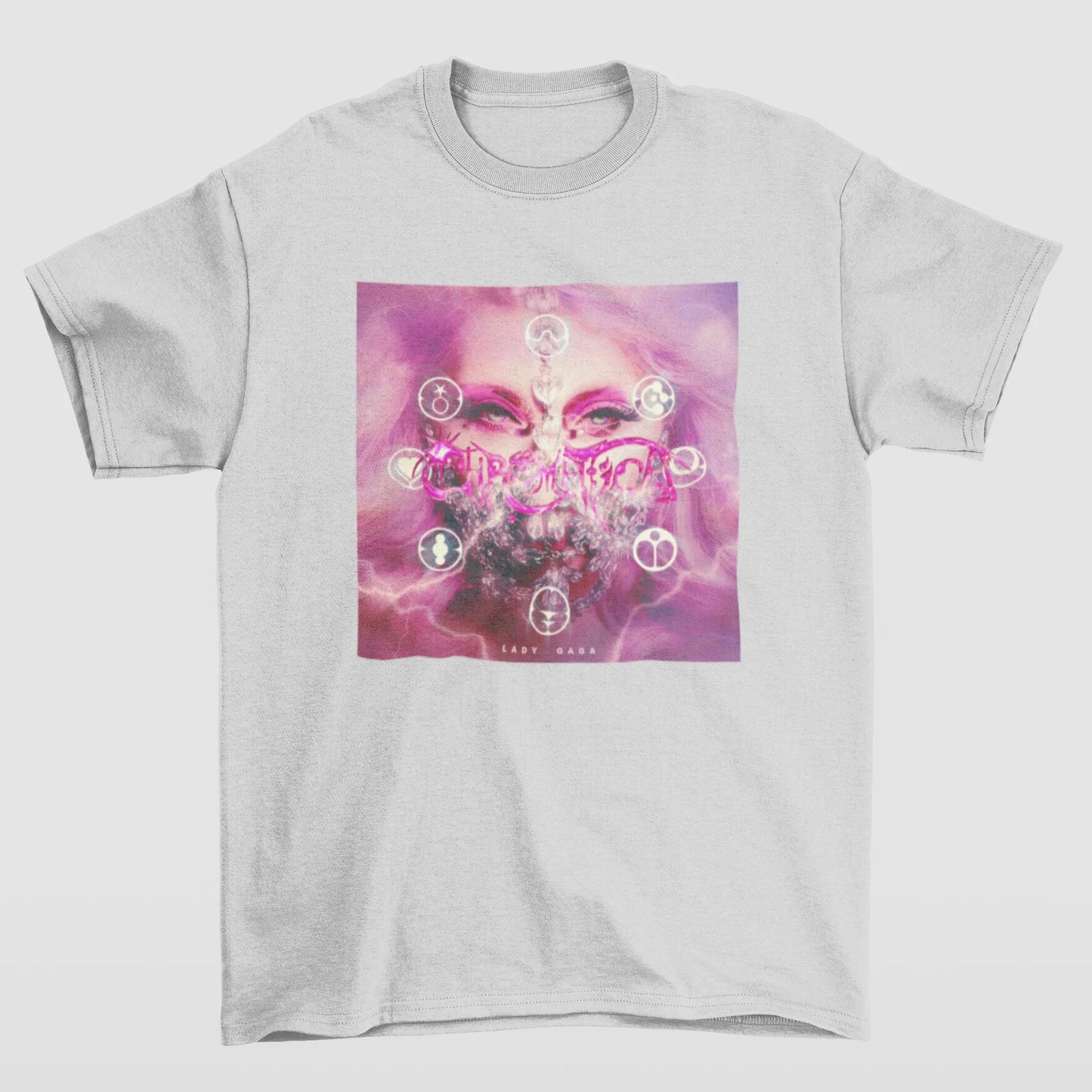 Camiseta Básica Lady Gaga Aesthetic Chromatica