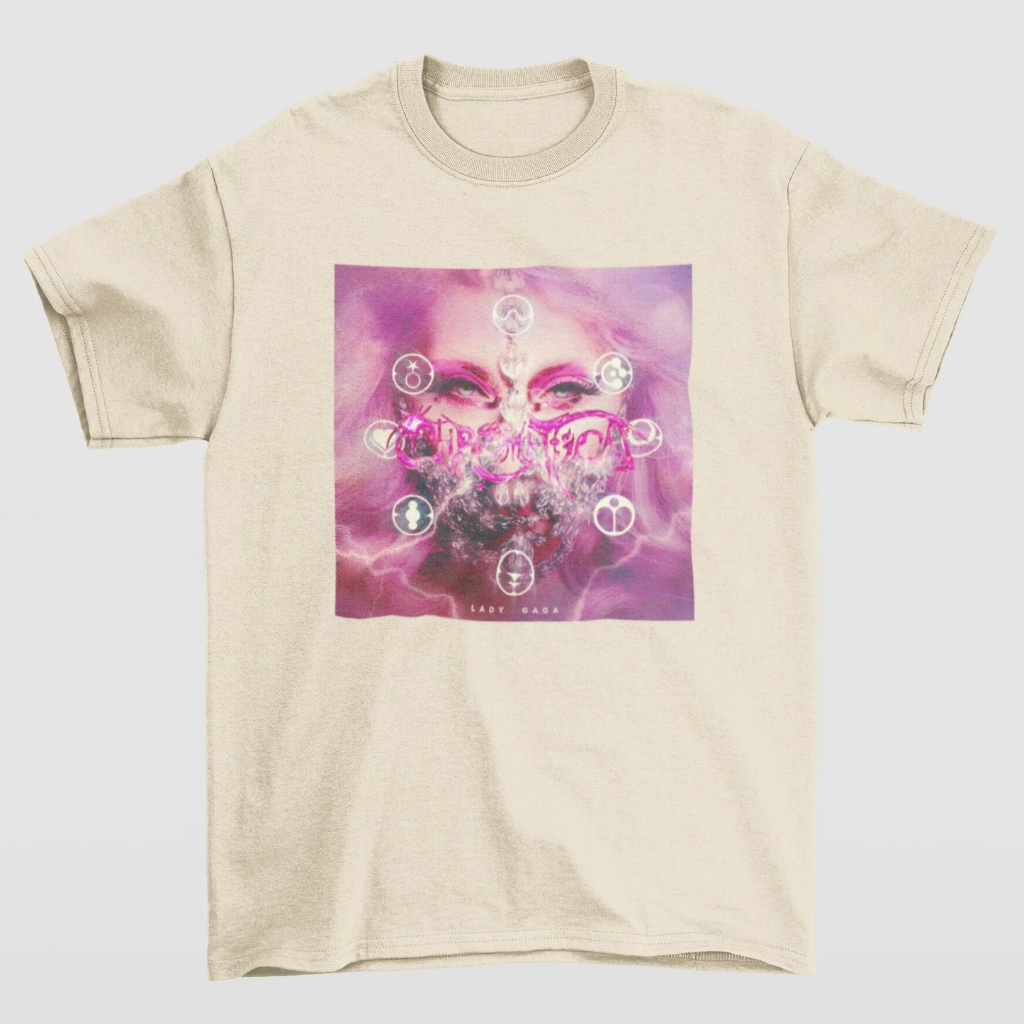 Camiseta Básica Lady Gaga Aesthetic Chromatica