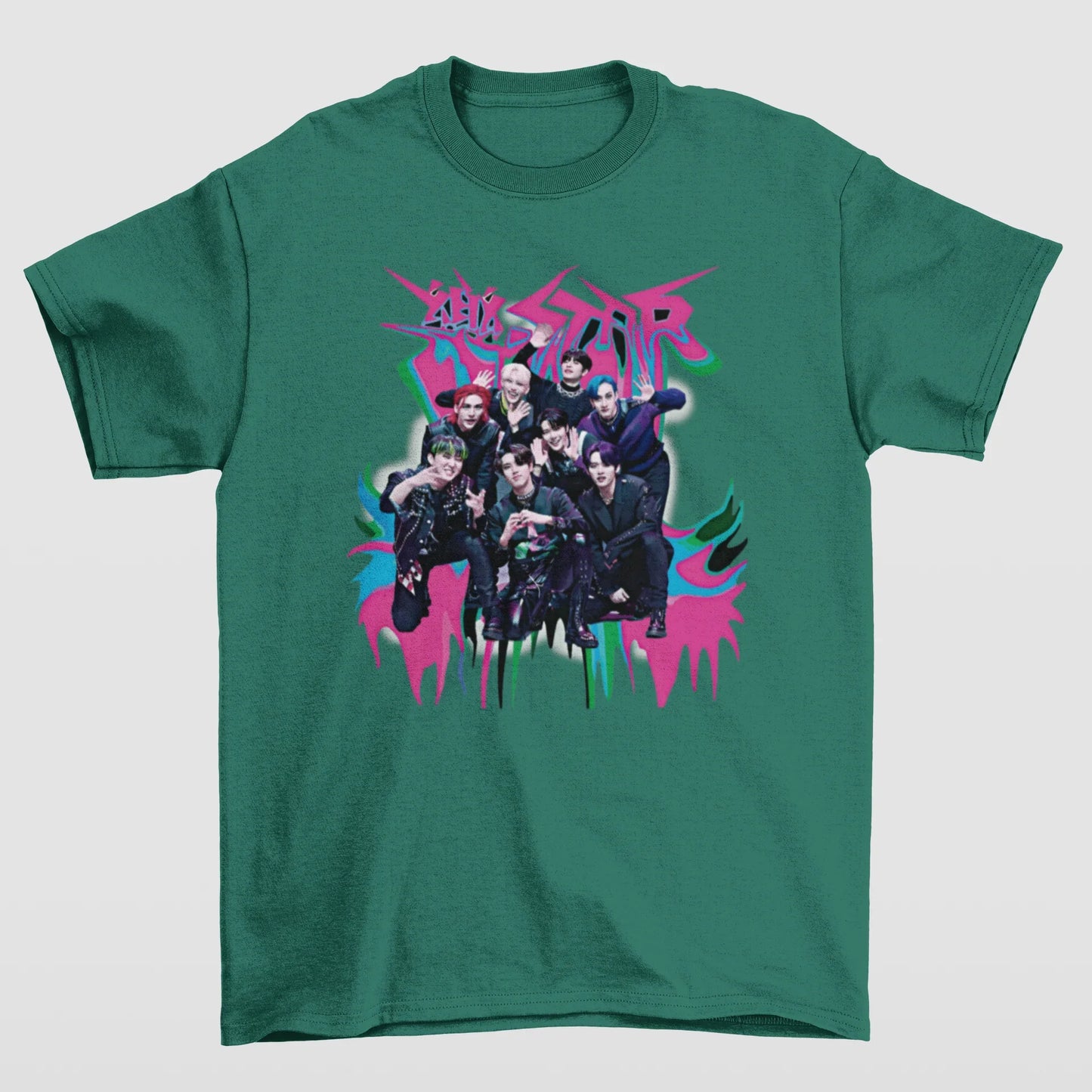Camiseta Básica Stray Kids Rockstar Album