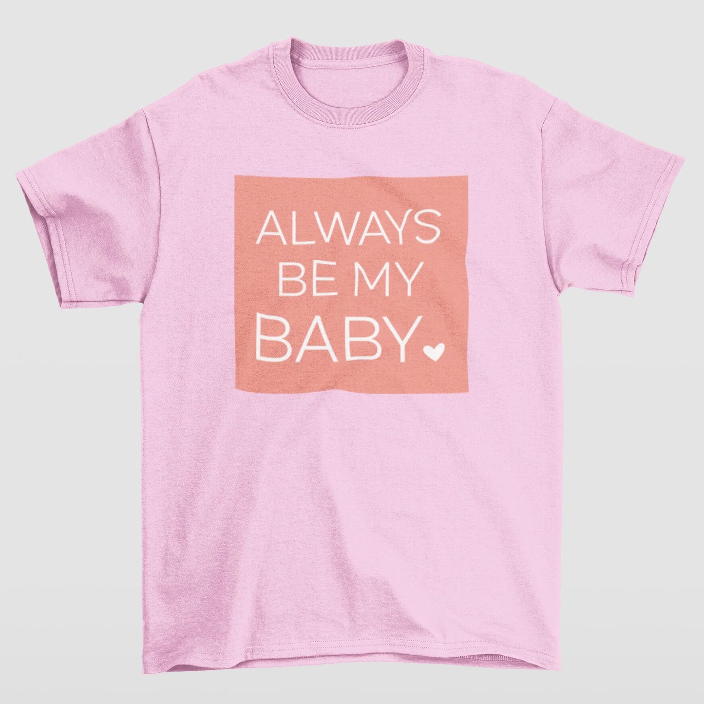 Camiseta Básica Mariah Carey Always Be My Baby- rosa bebe