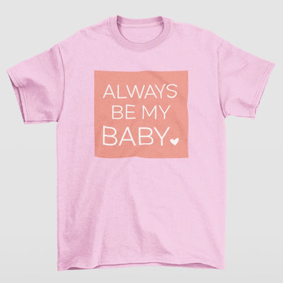 Camiseta Básica Mariah Carey Always Be My Baby- rosa bebe