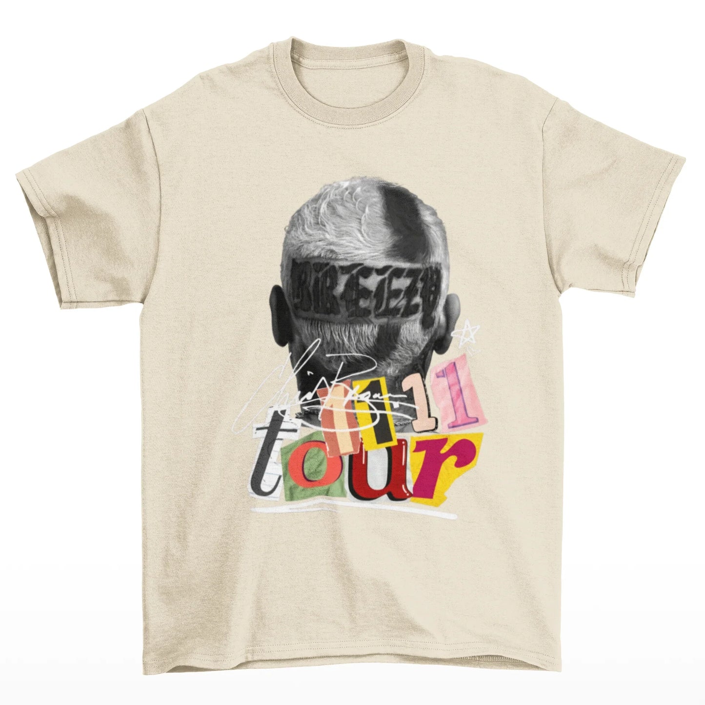 Camiseta Básica Chris Brown Tour