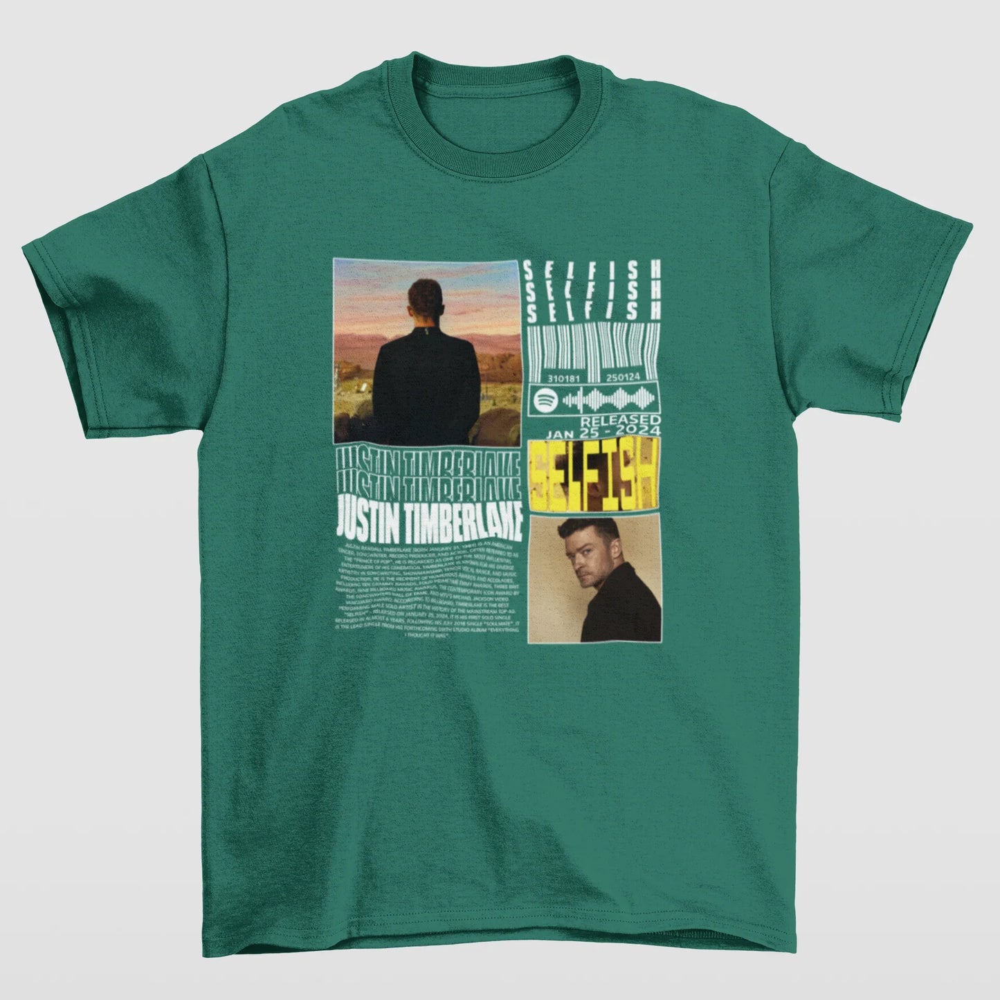 Camiseta Básica Justin Timberlake Selfish