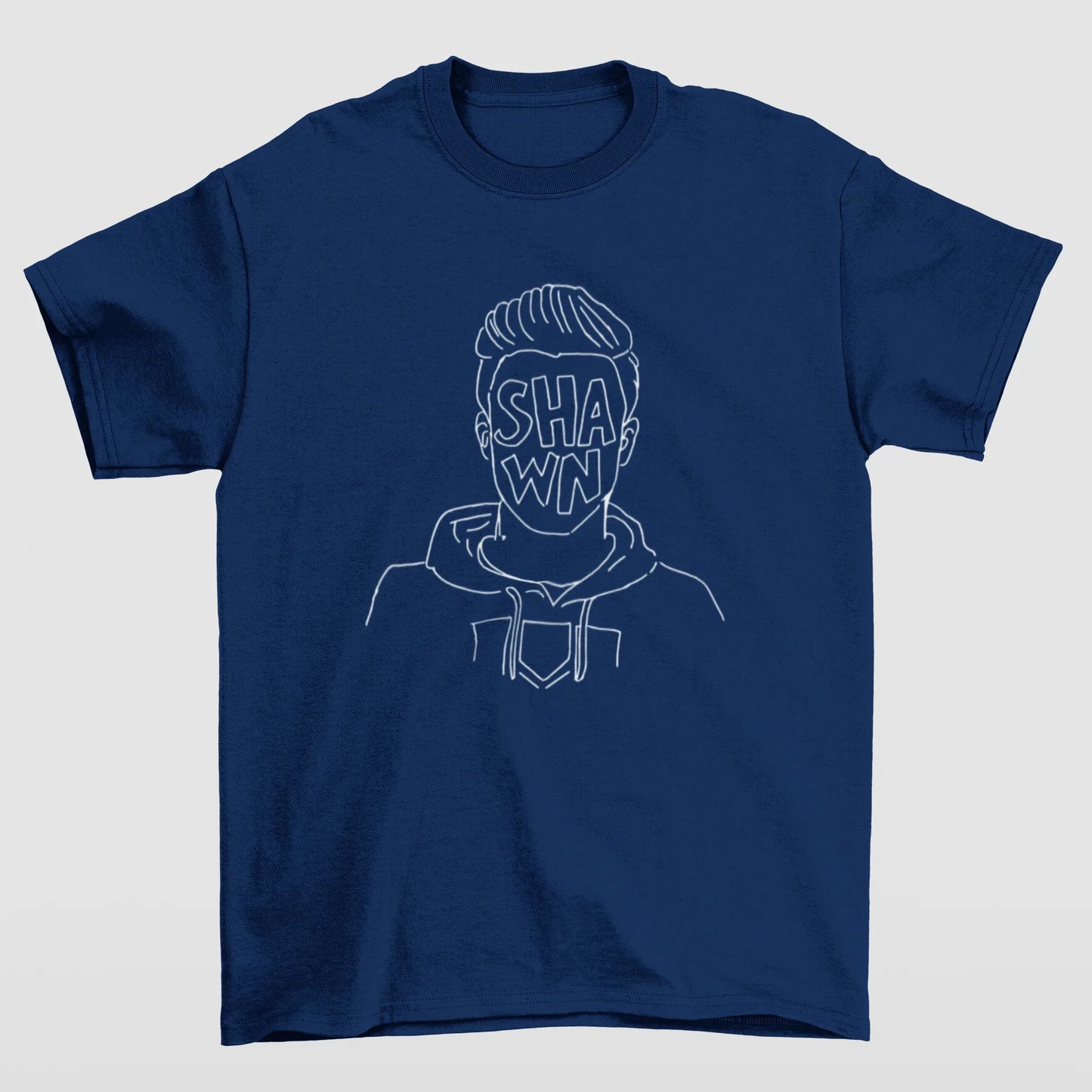 Camiseta Básica Shawn Mendes Draw