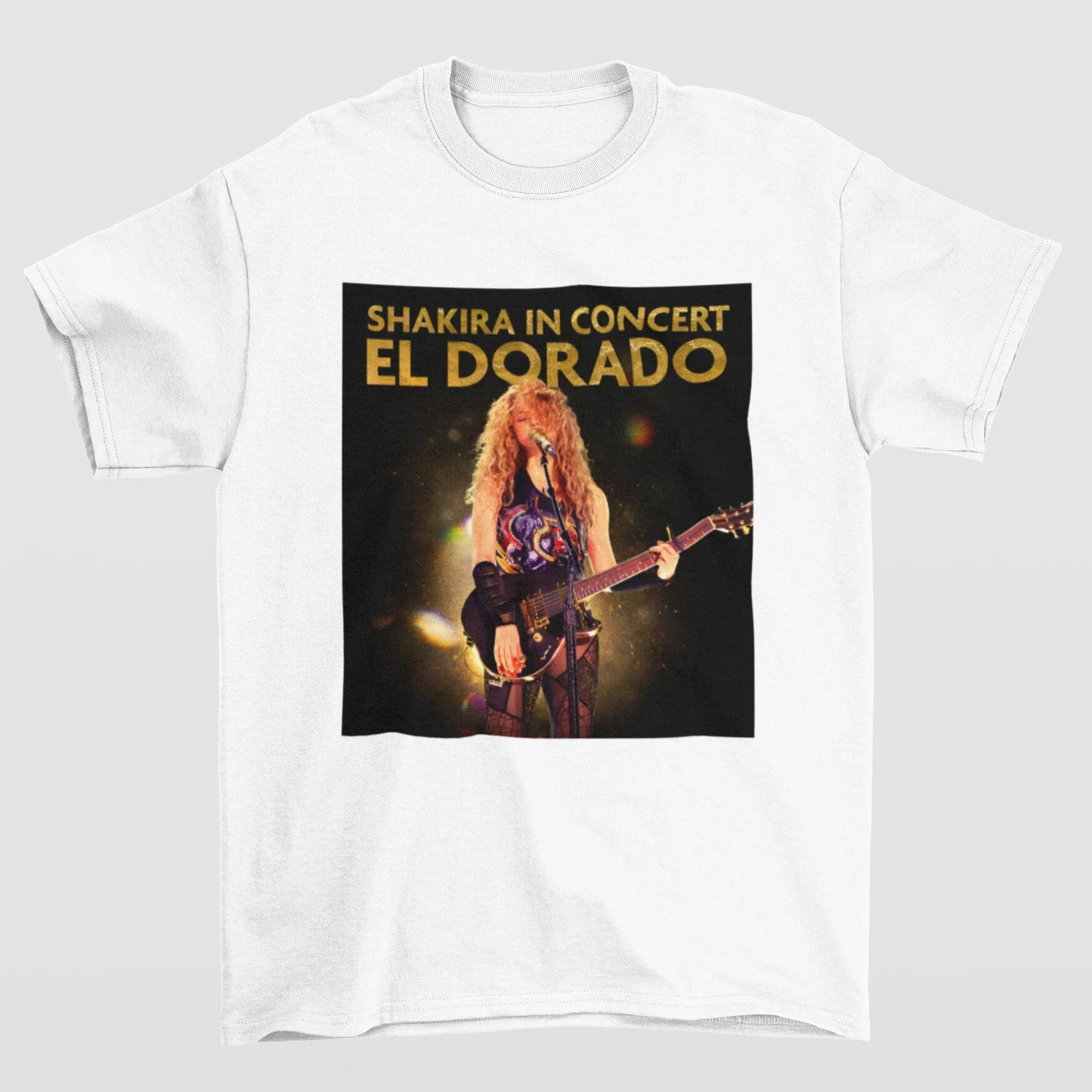 Camiseta Básica Shakira In Concert- branco