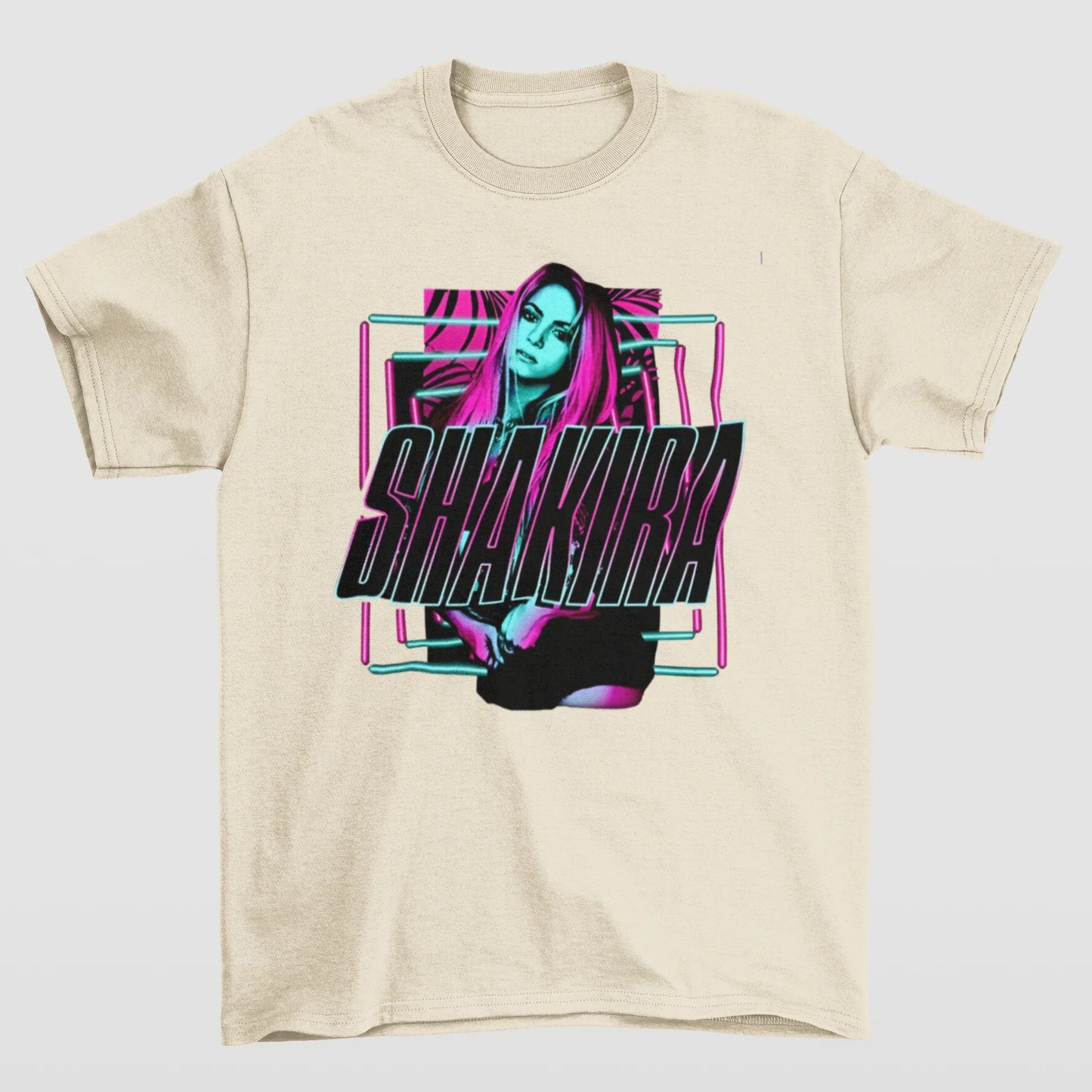 Camiseta Básica Shakira- pérola