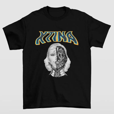 Camiseta Básica Christina Aguilera Bionic- preto