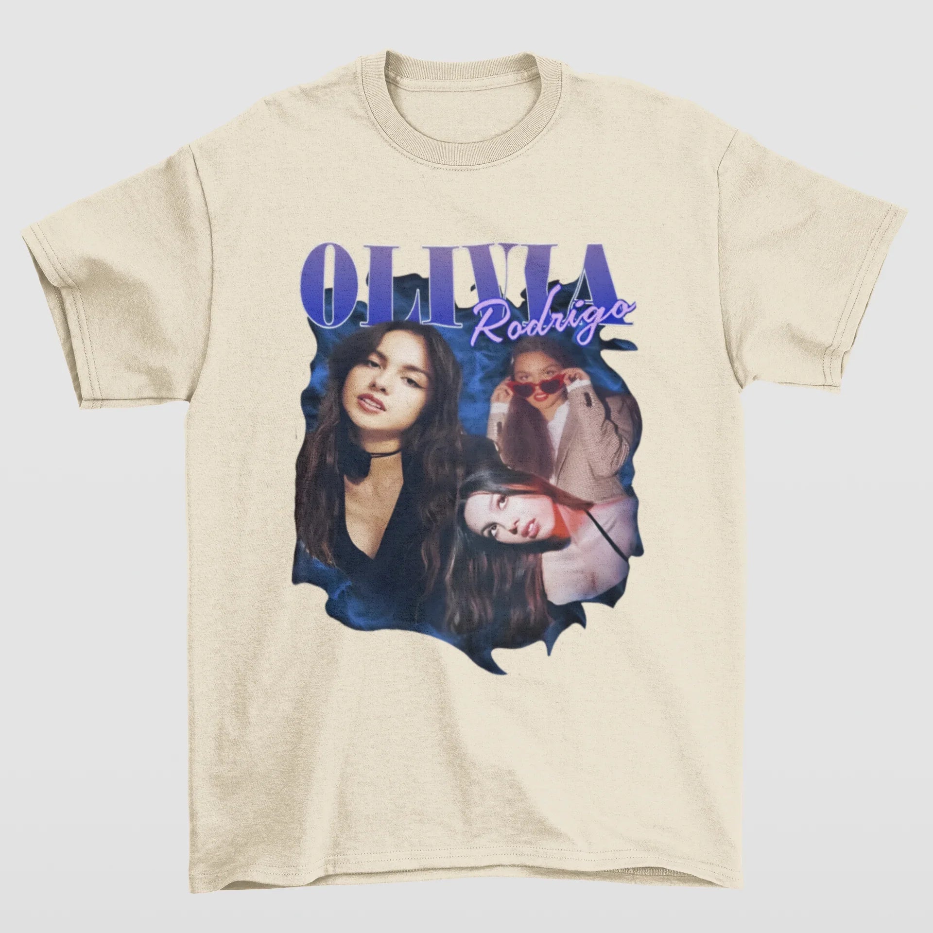Camiseta Básica Olivia Rodrigo- pérola