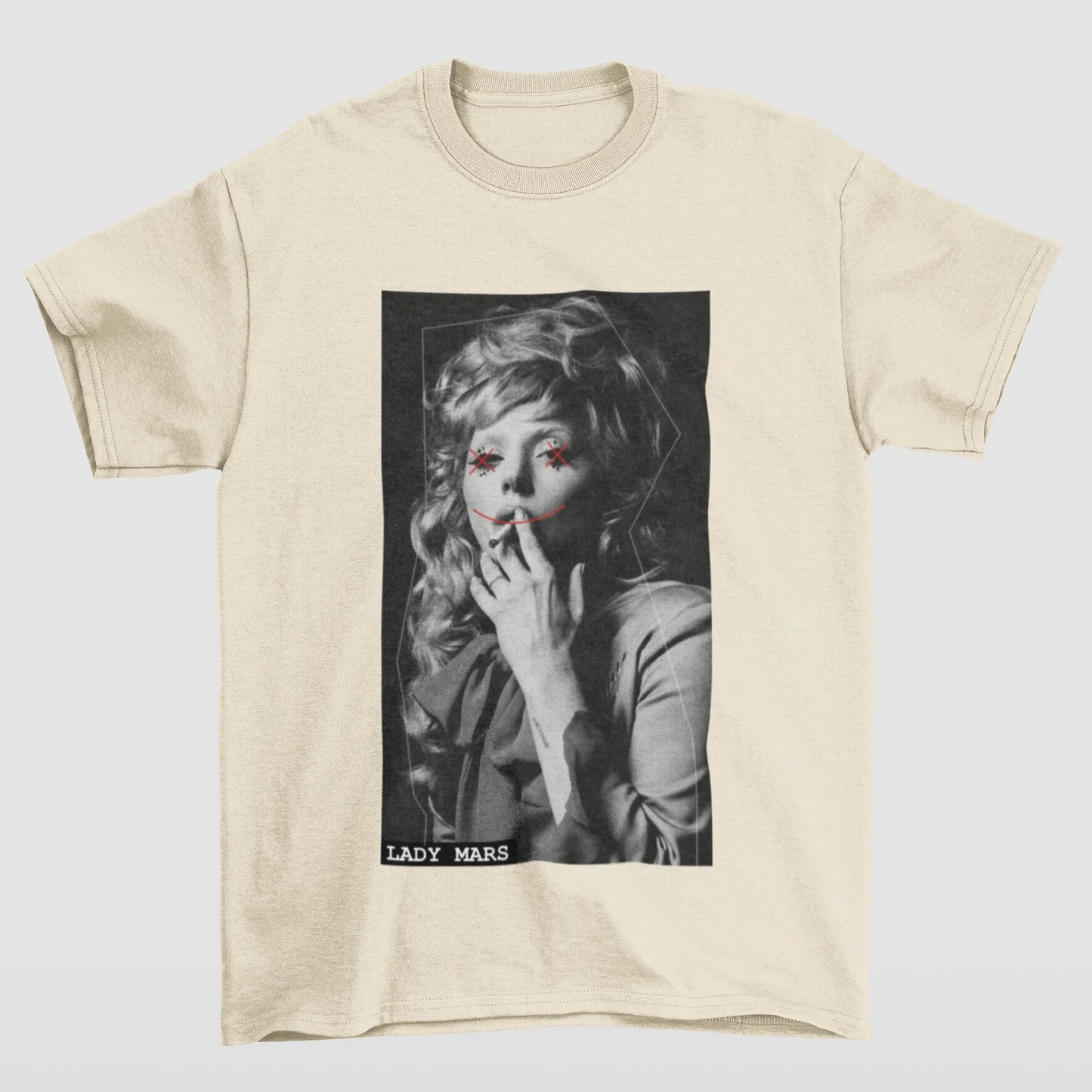 Camiseta Básica Lady Gaga Lady Mars Die With A Smile PB