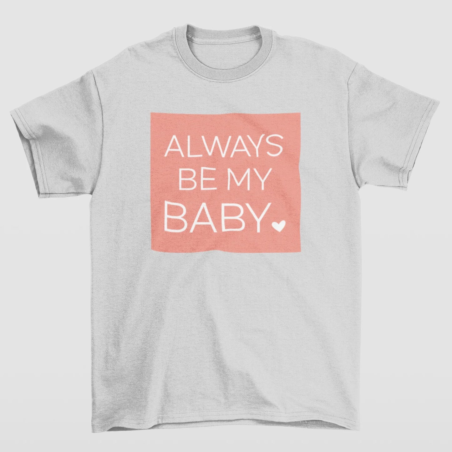 Camiseta Básica Mariah Carey Always Be My Baby- cinza