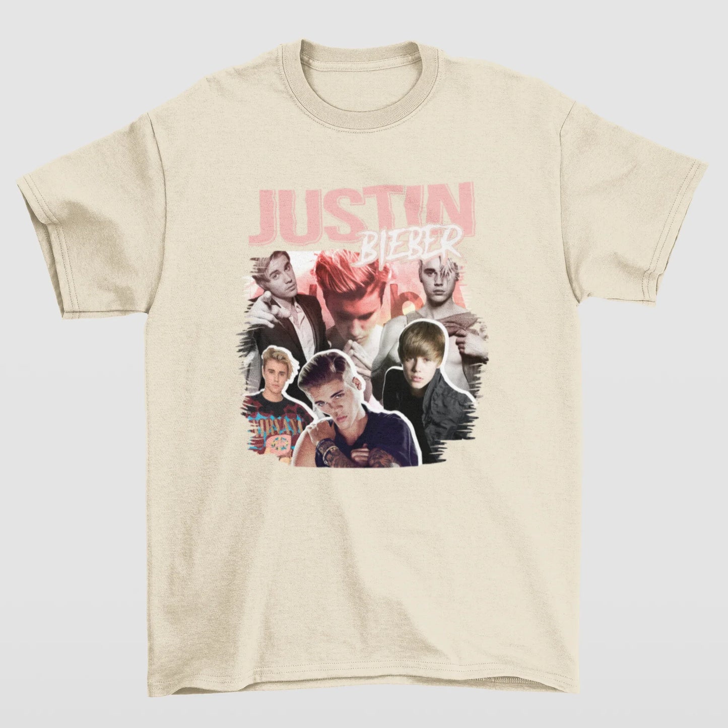 Camiseta Básica Justin Bieber Collab- PÉROLA