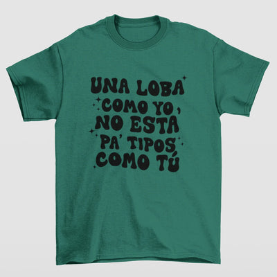 Camiseta Básica Shakira Loba- verde
