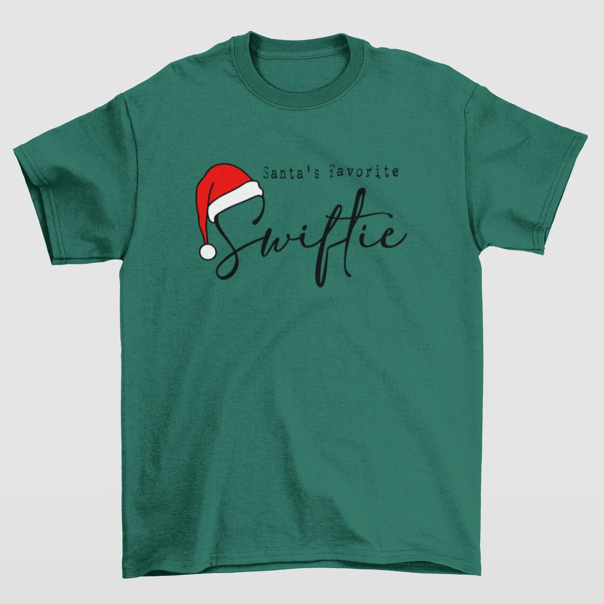 Camiseta Básica Christmas Swiftie- verde