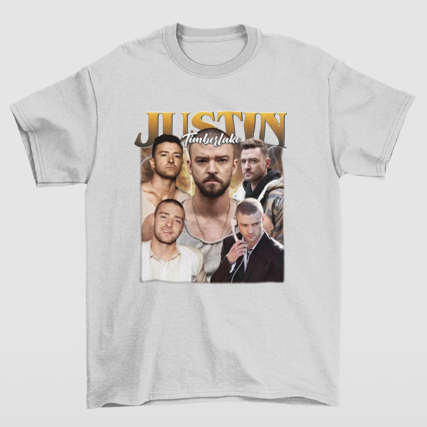 Camiseta Básica Justin Timberlake Graphic