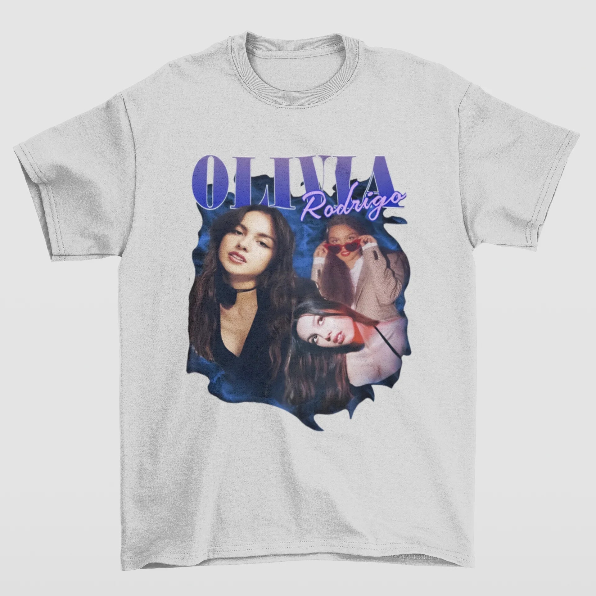 Camiseta Básica Olivia Rodrigo- cinza