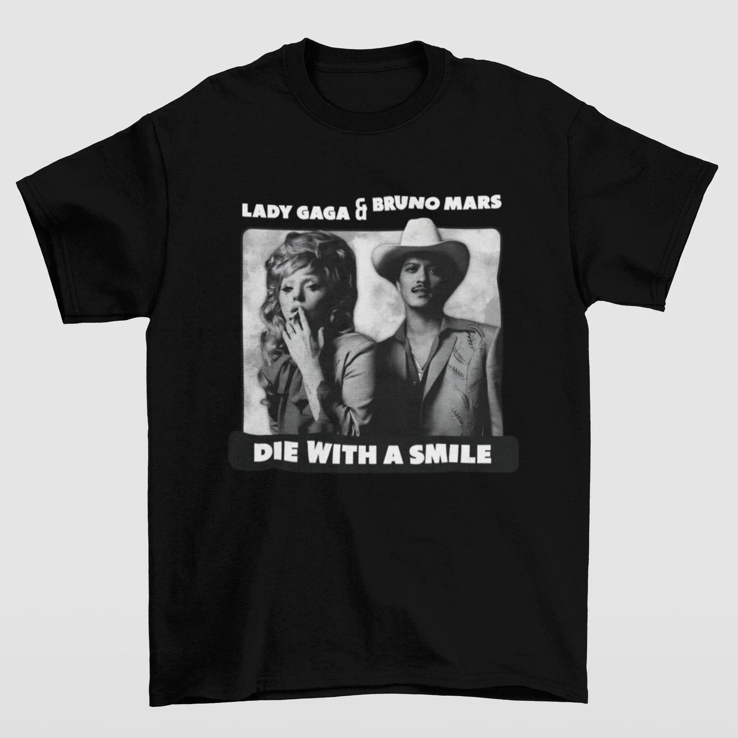 Camiseta Básica Lady Gaga And Mars PB