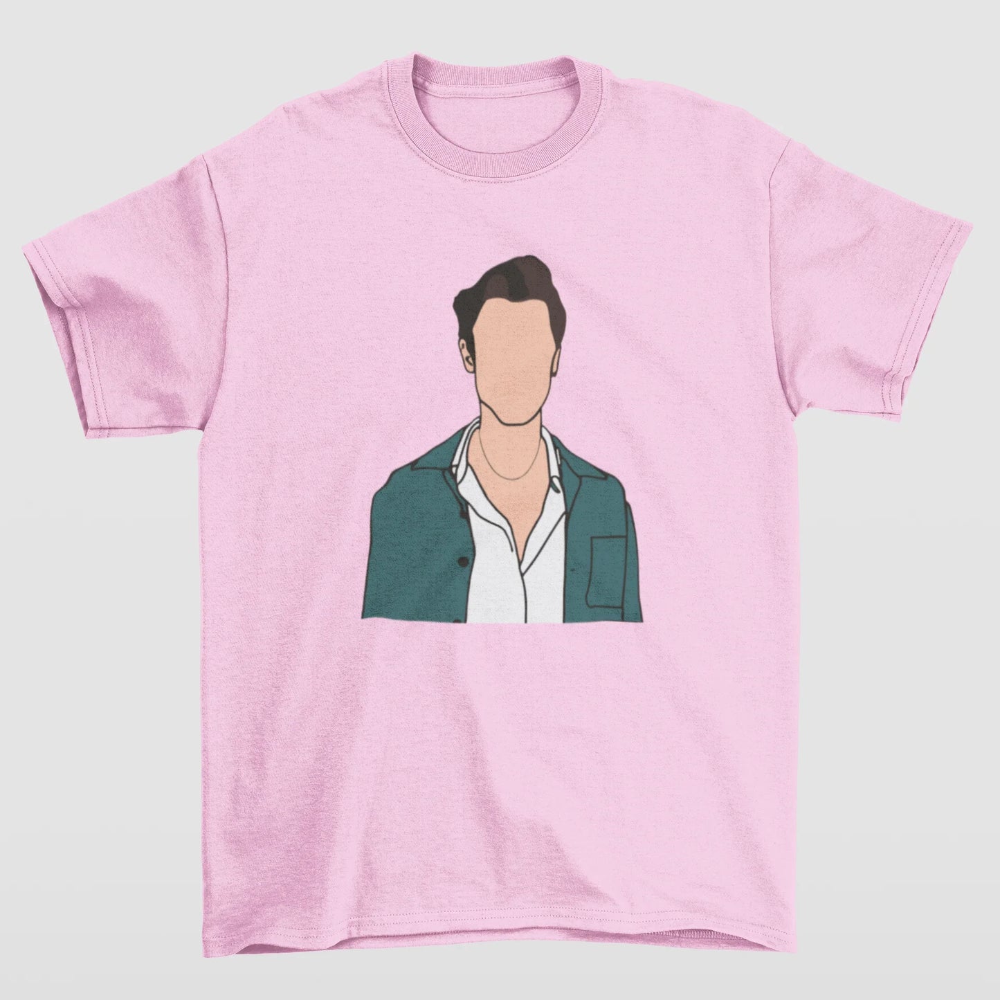 Camiseta Básica Shawn Mendes Illustration