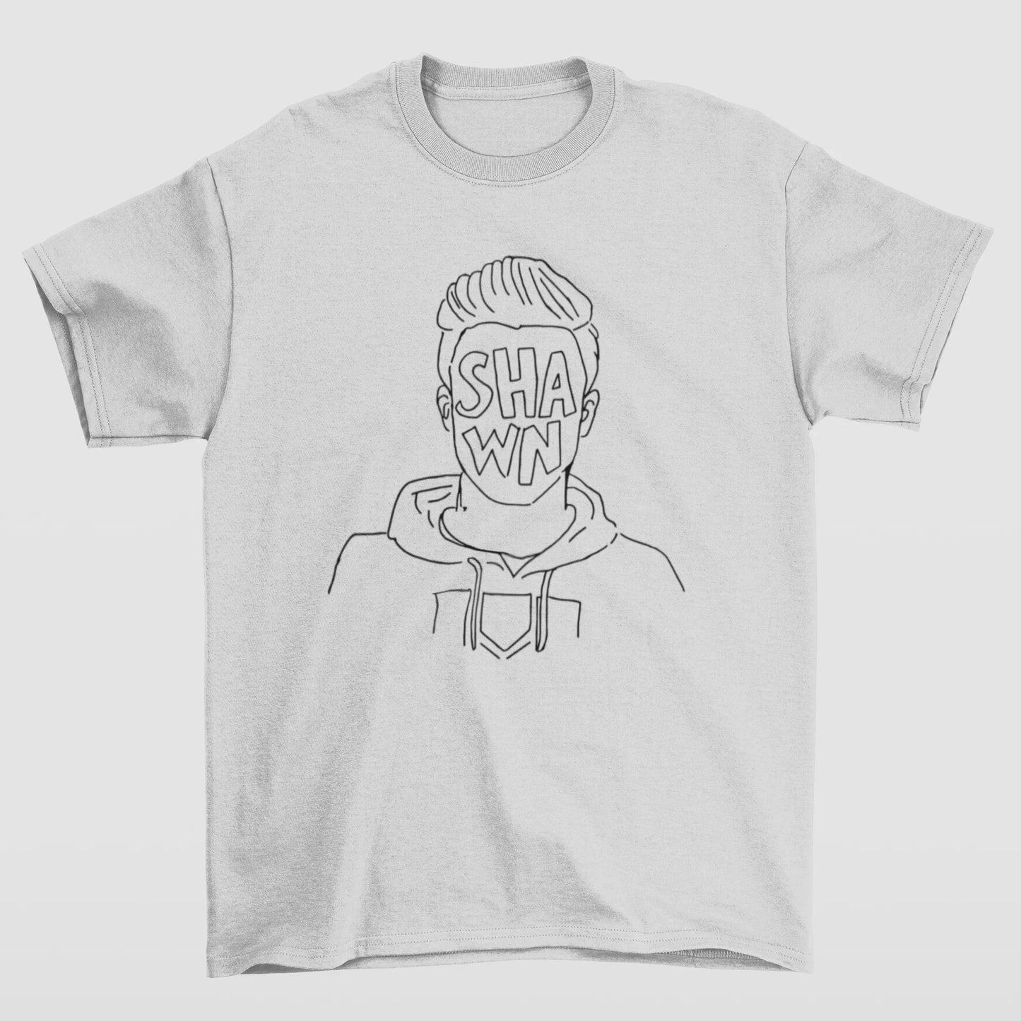 Camiseta Básica Shawn Mendes Draw