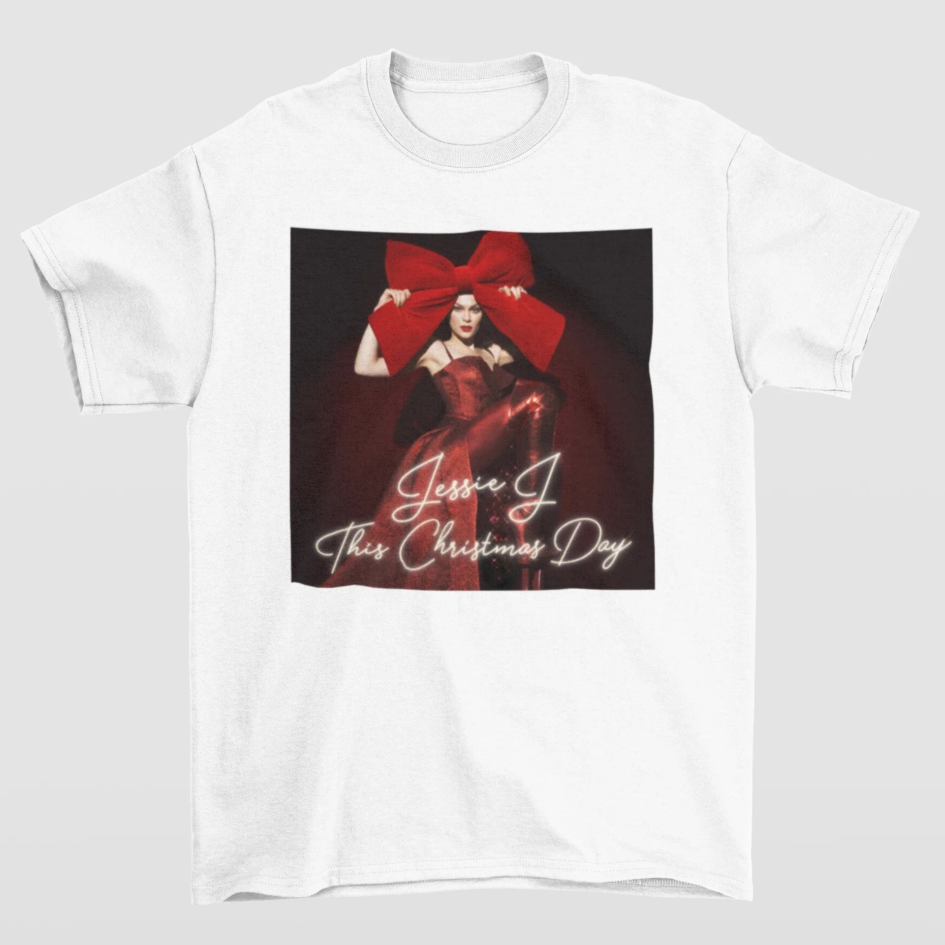 Camiseta Básica Jessie J. This Christmas Day- branco