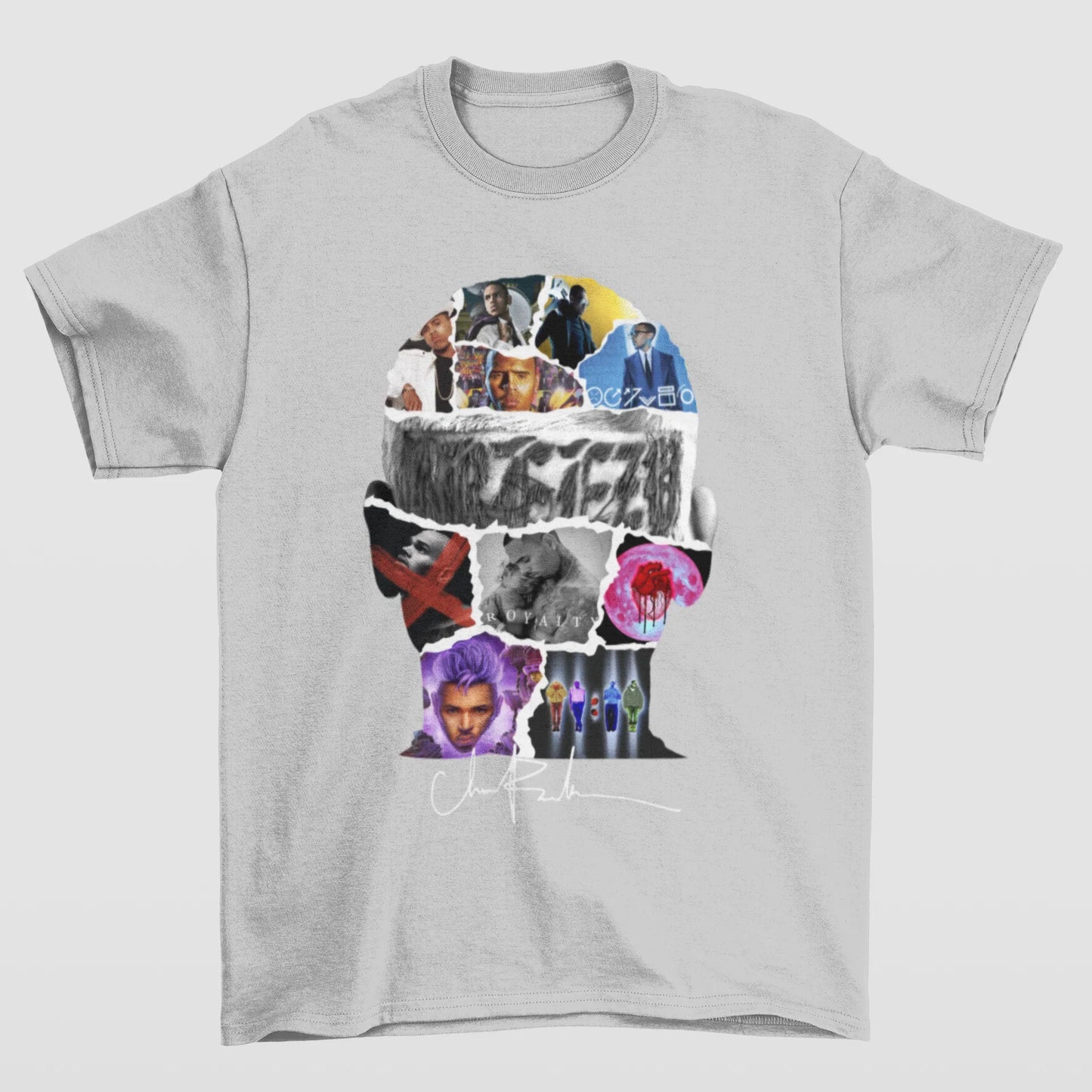 Camiseta Básica Chris Brown 11:11 Tour 2024- CINZA