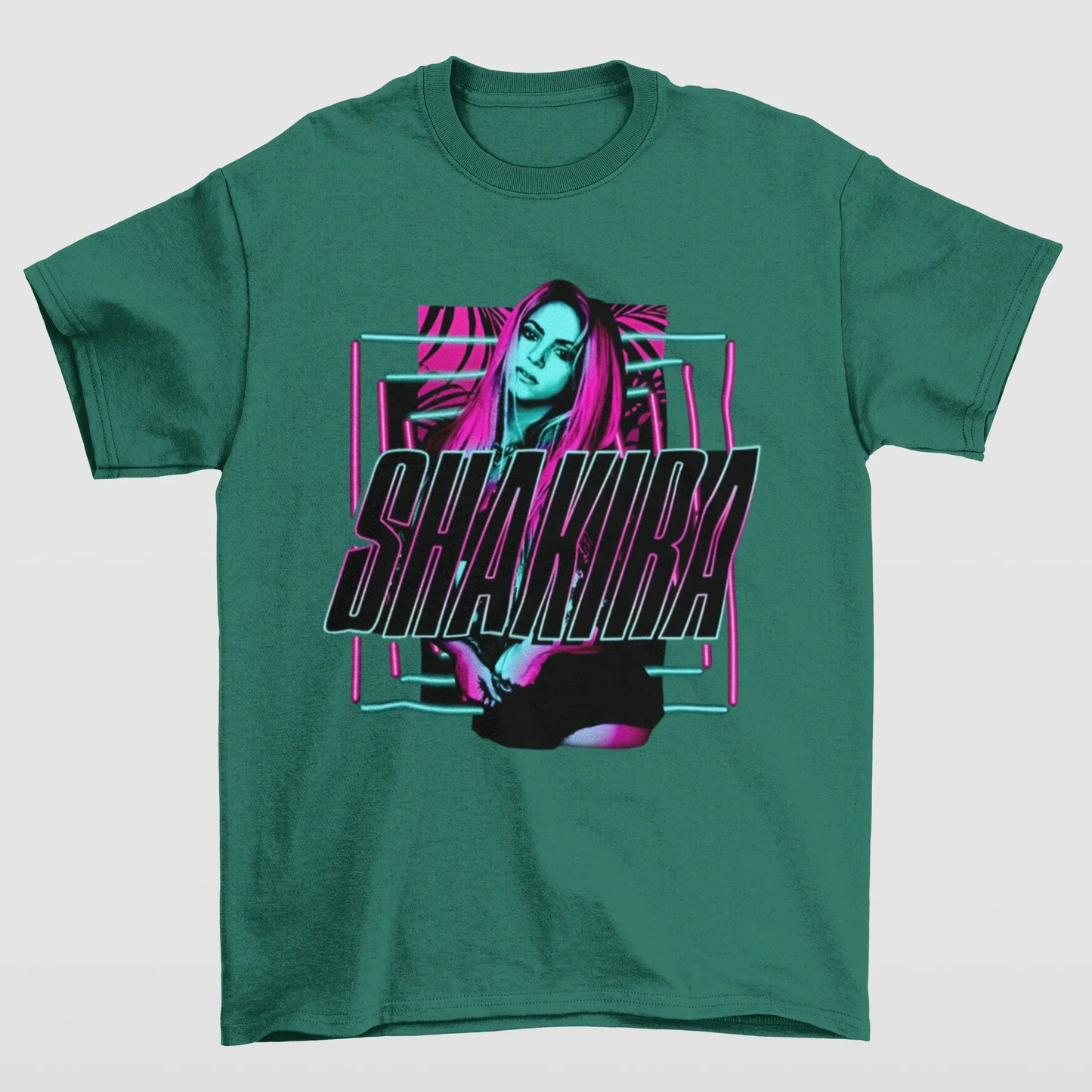 Camiseta Básica Shakira- verde