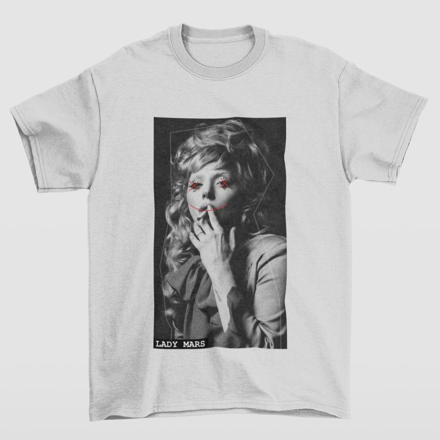 Camiseta Básica Lady Gaga Lady Mars Die With A Smile PB