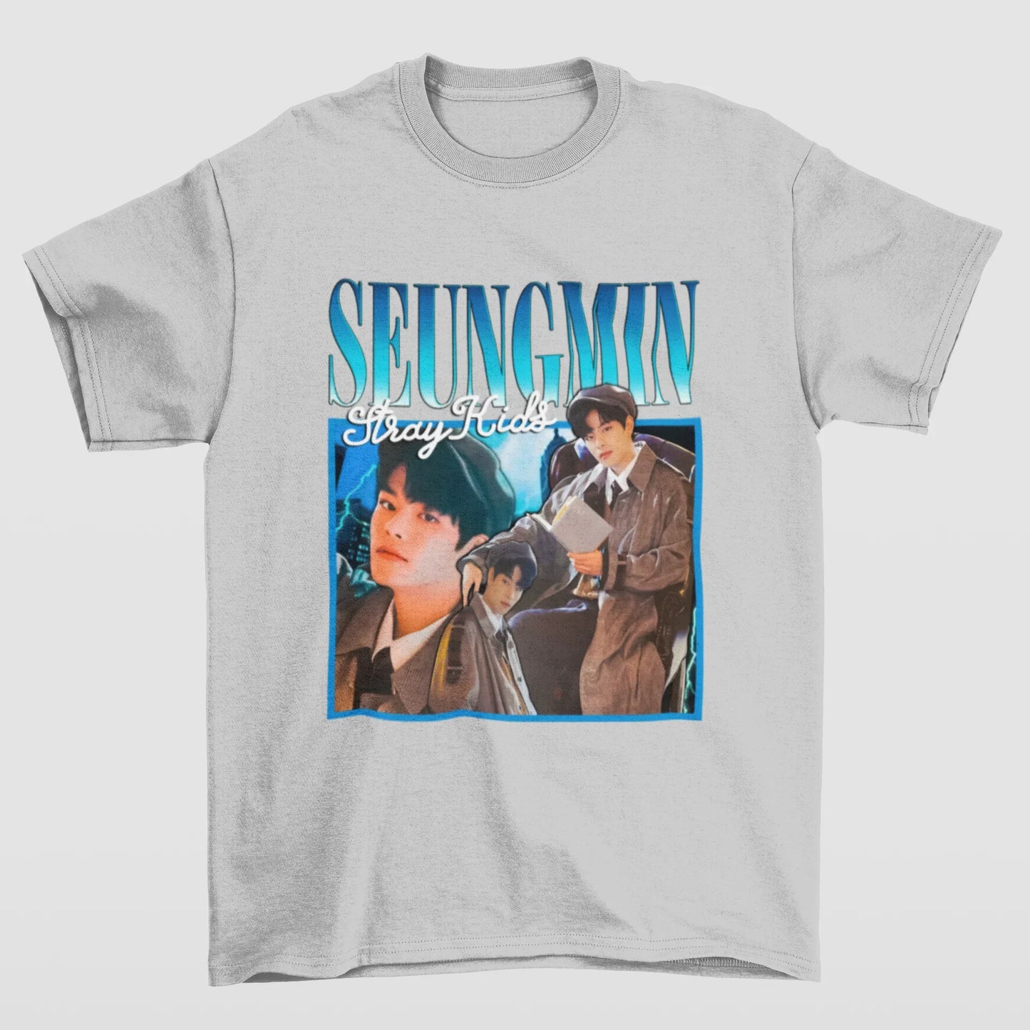 Camiseta Básica Stray Kids Seungmin Retro