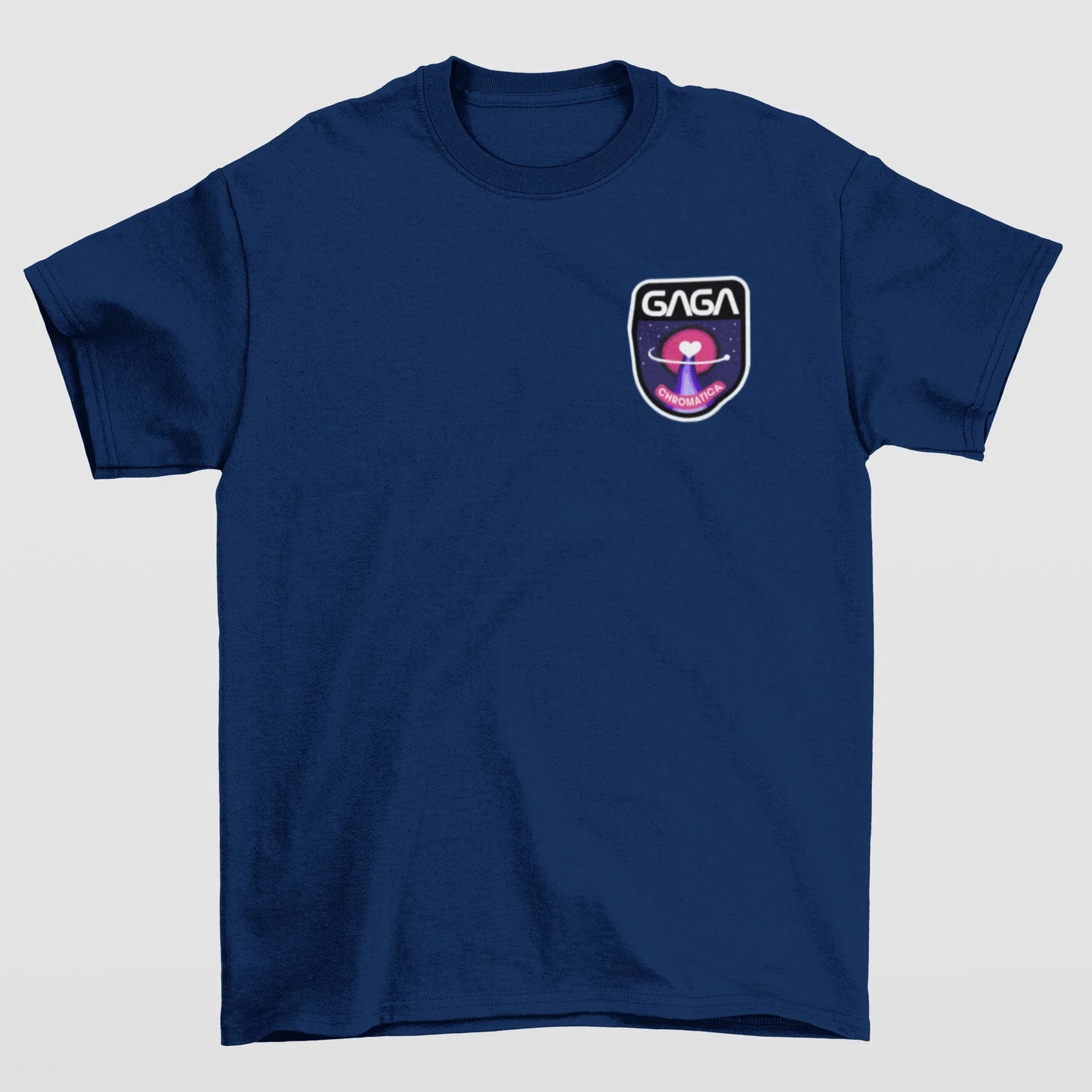 Camiseta Básica Lady Gaga Mission Patch