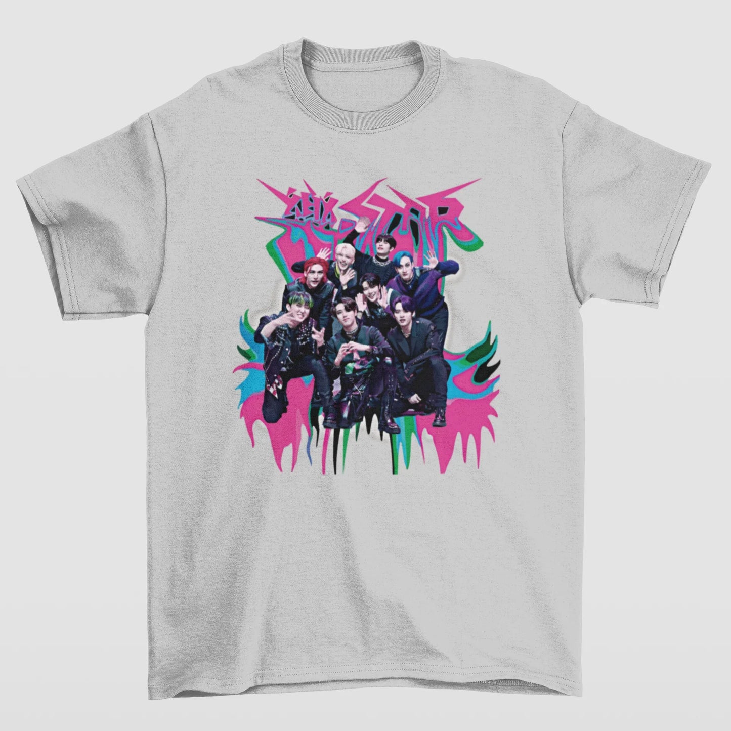 Camiseta Básica Stray Kids Rockstar Album