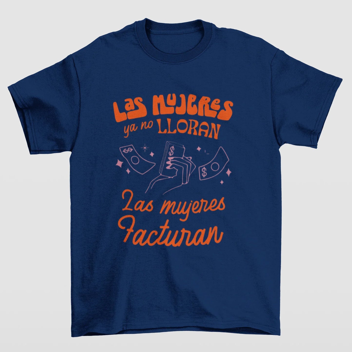 Camiseta Básica Shakira Las Mujeres Facturan- azul-marinho