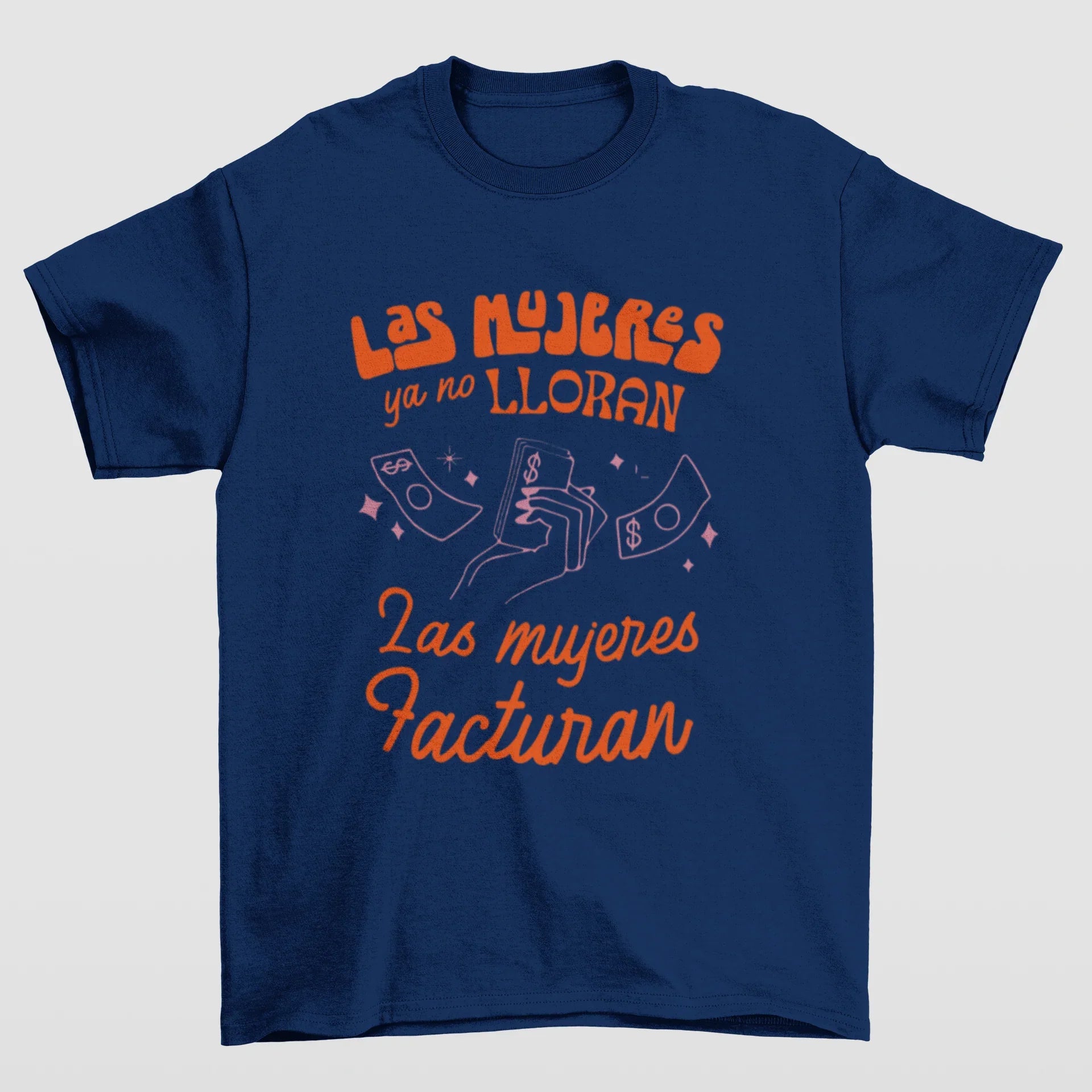 Camiseta Básica Shakira Las Mujeres Facturan- azul-marinho