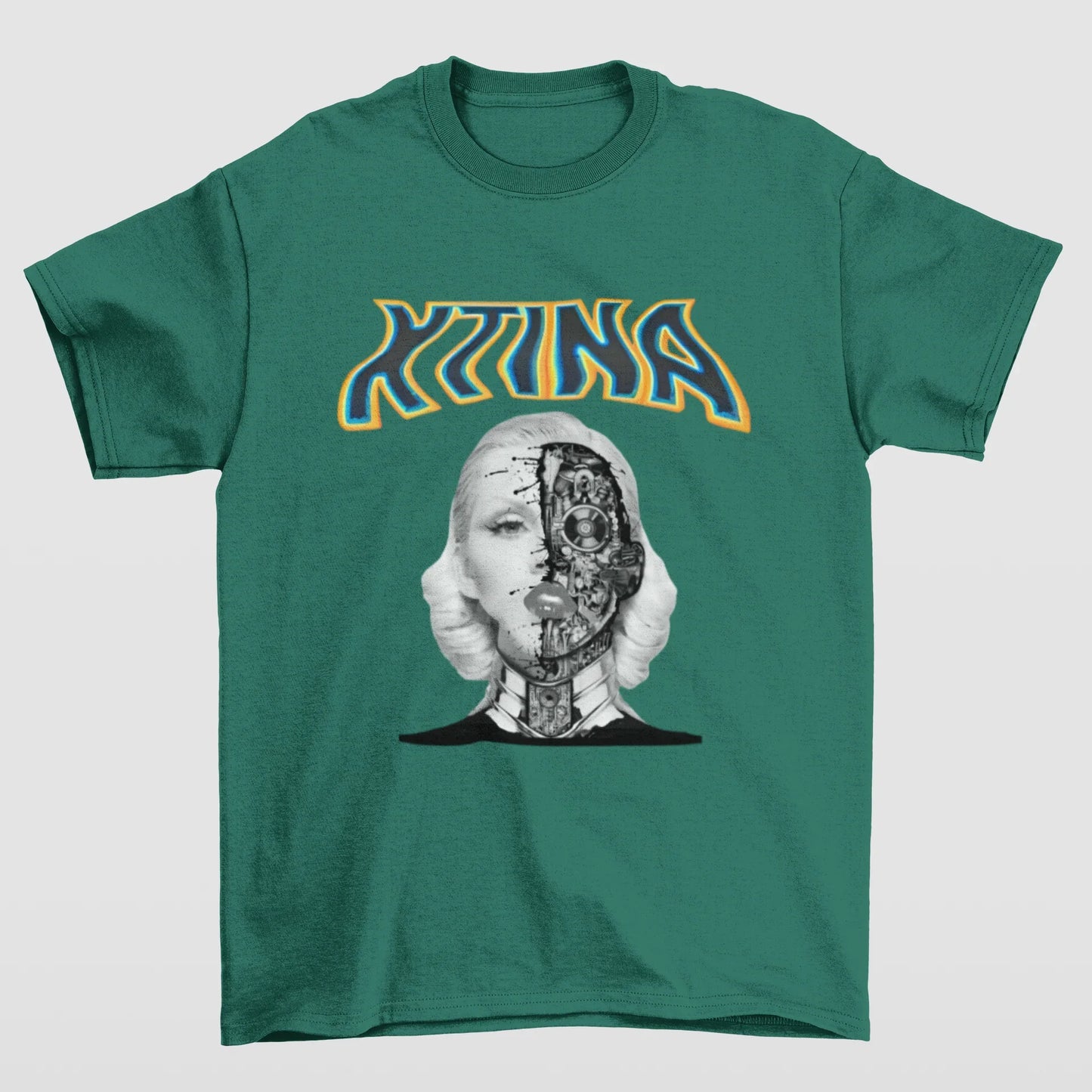 Camiseta Básica Christina Aguilera Bionic- VERDE