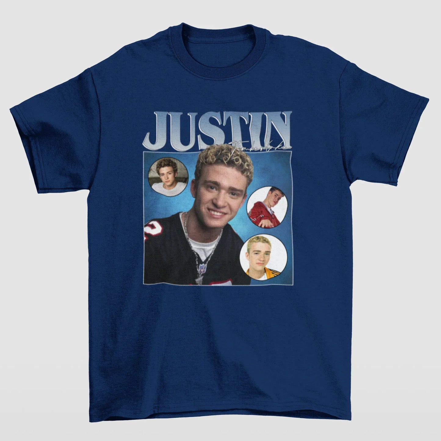 Camiseta Básica Justin Timberlake 90's Retro