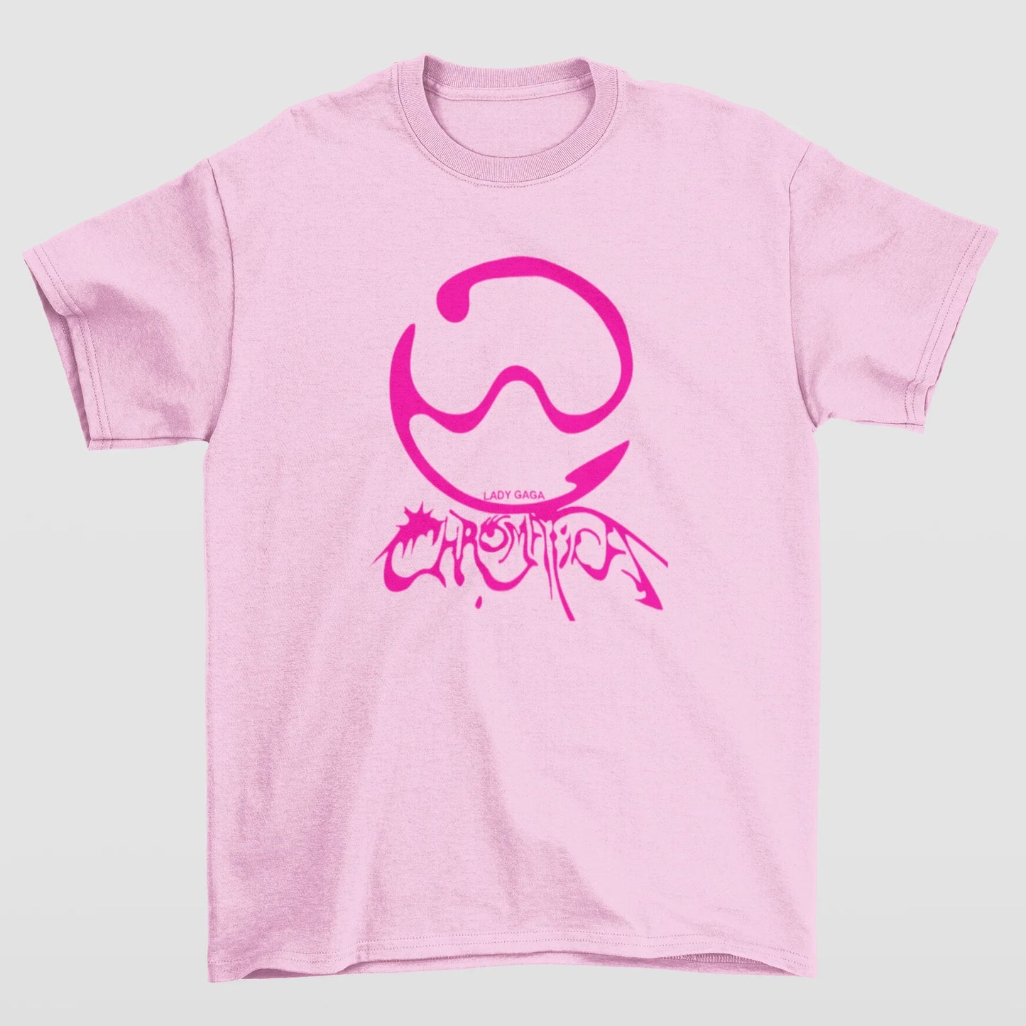 Camiseta Básica Lady Gaga Chromatica Graphic Design
