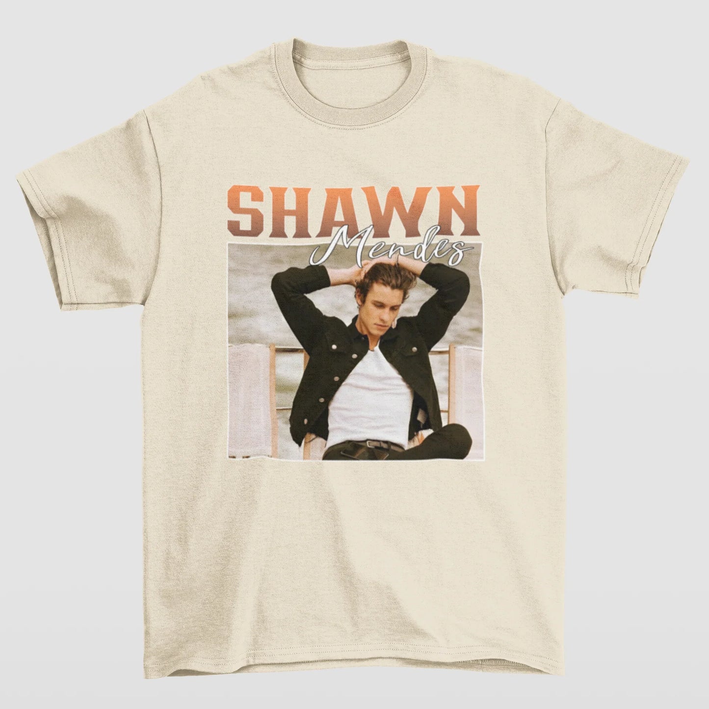 Camiseta Básica Shawn Mendes Graphic
