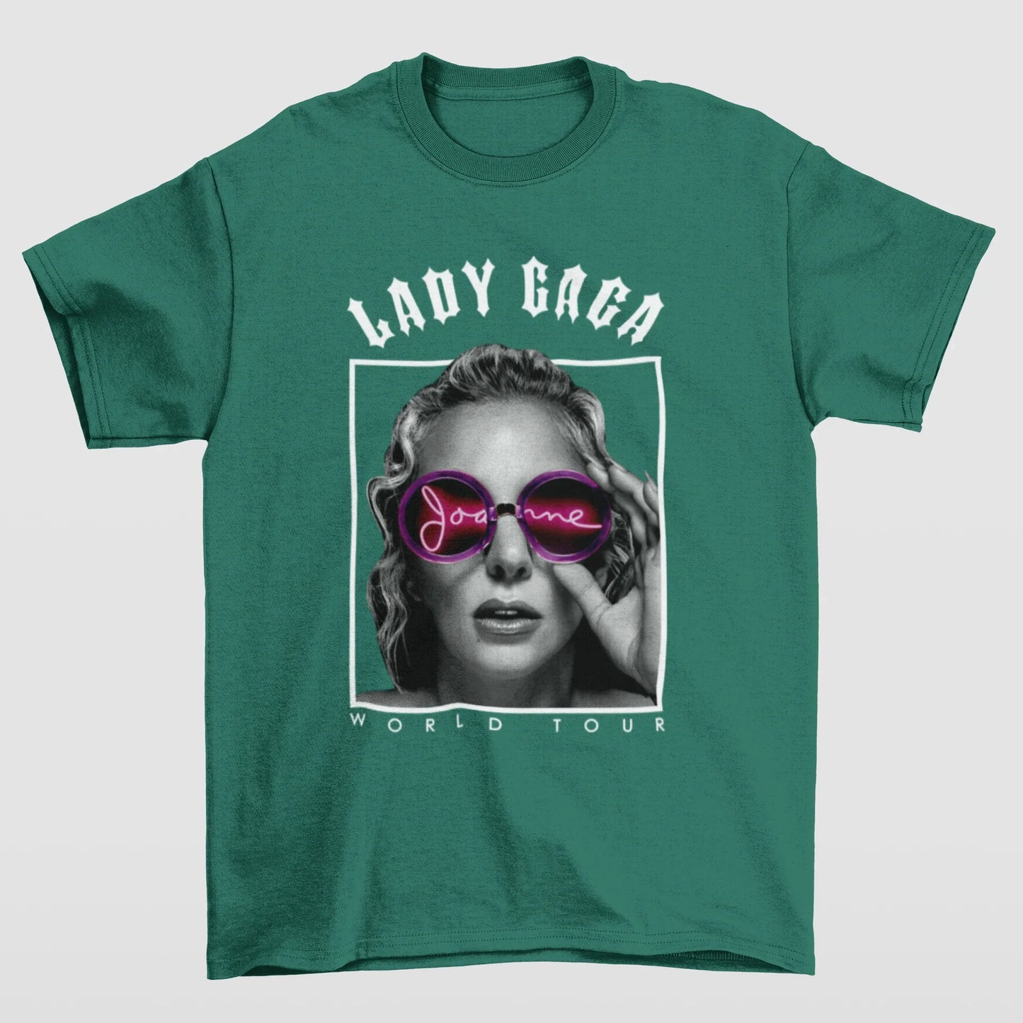 Camiseta Básica Lady Gaga Joanne World Tour