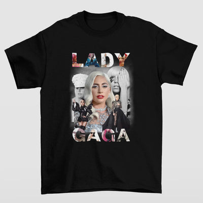 Camiseta Básica Lady Gaga Vintage 2000's