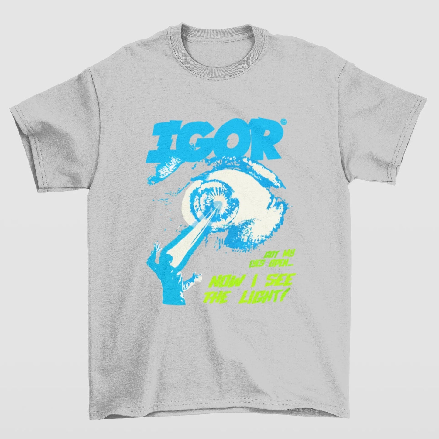 Camiseta Básica Tyler The Creator Igor Rapper- cinza