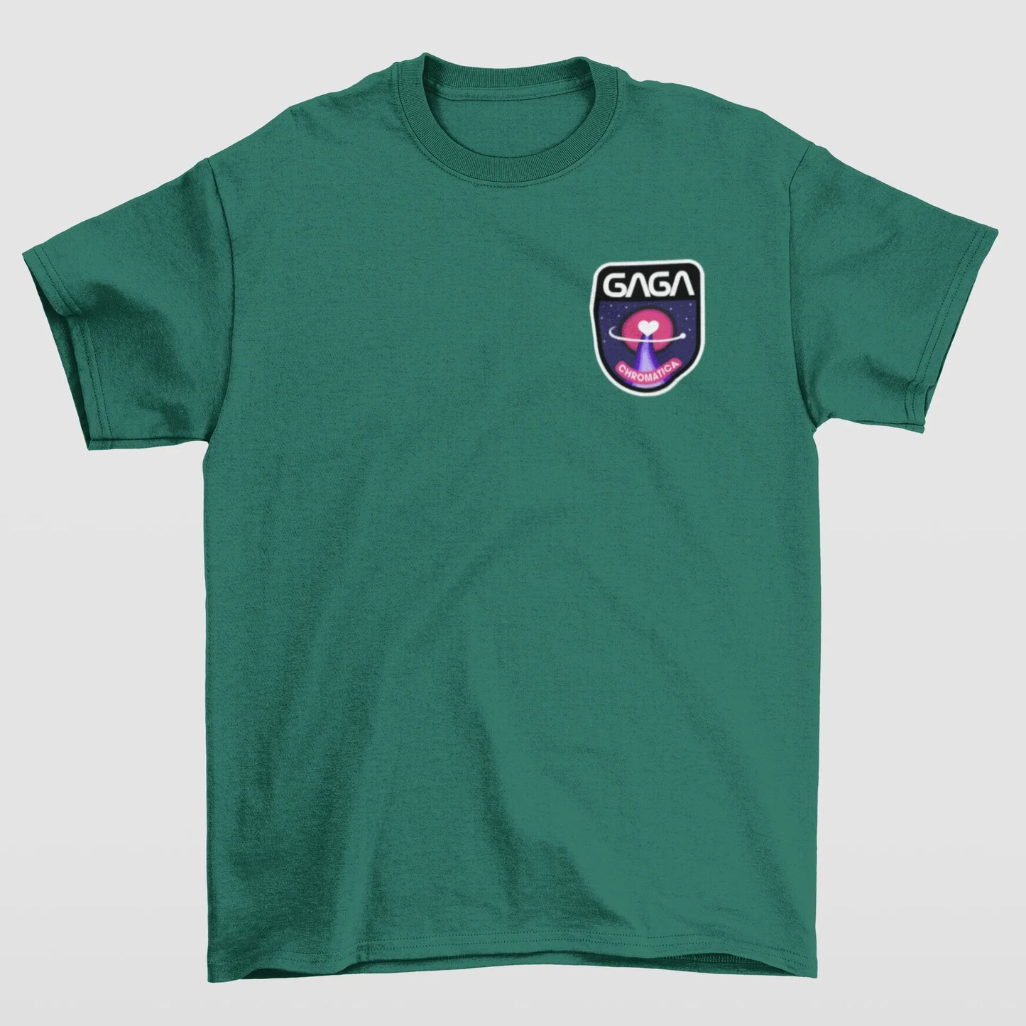 Camiseta Básica Lady Gaga Mission Patch