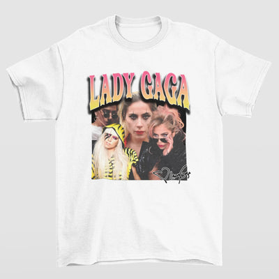 Camiseta Básica Lady Gaga Aesthetic